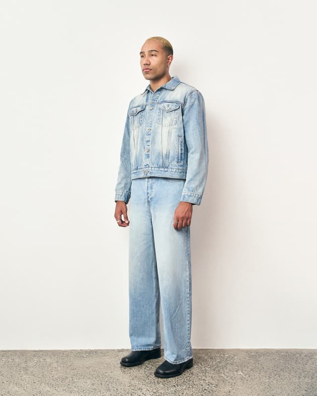Fragile FRAGILE® Light Blue Wash Denim Jacket