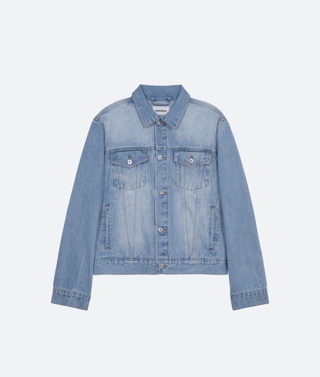 fragile FRAGILE® Light Blue Wash Denim Jacket