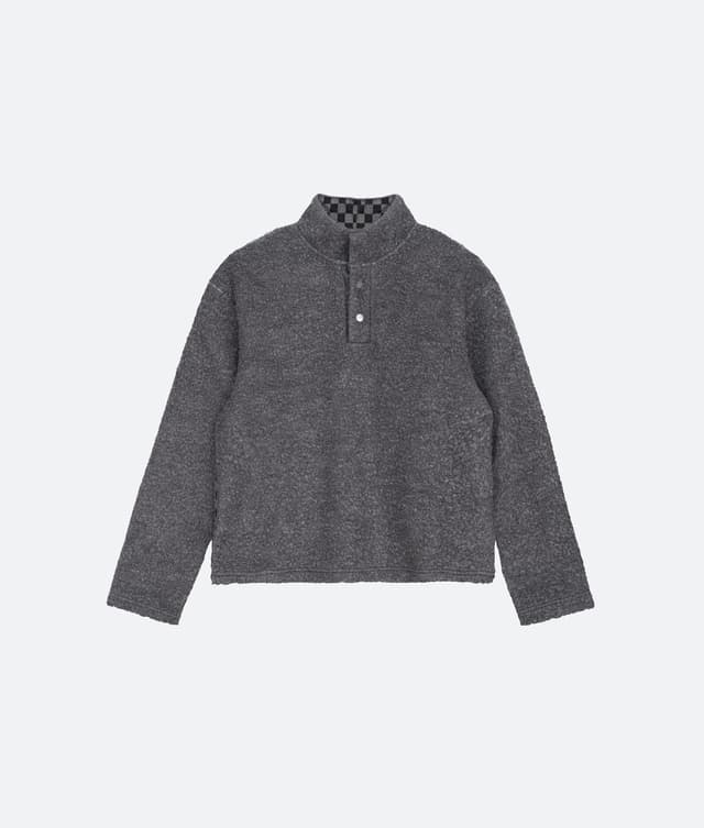 fragile FRAGILE® Light Gray Fleece Pullover