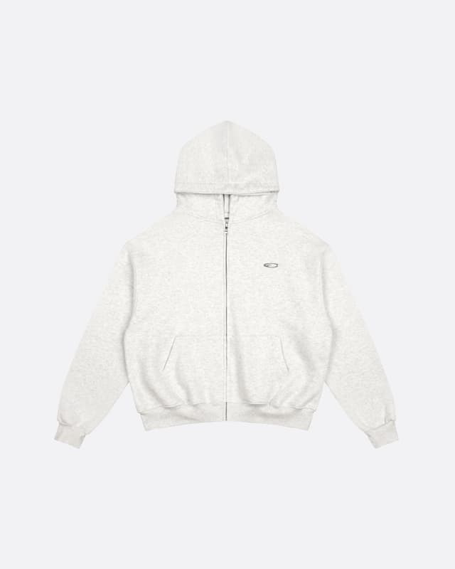 fragile FRAGILE® Oatmeal Uniform Zip-up