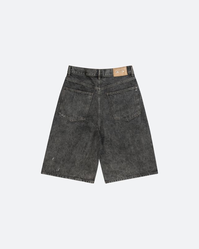 Fragile FRAGILE® Vintage Black Baggy Shorts
