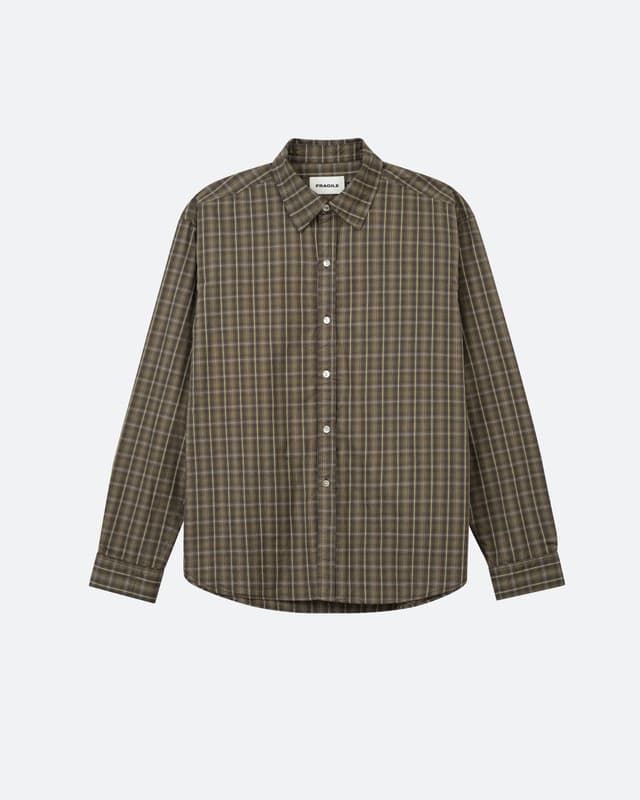fragile FRAGILE® Vintage Brown Plaid Shirt