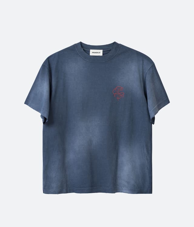 fragile FRAGILE® Vintage Navy T-Shirt
