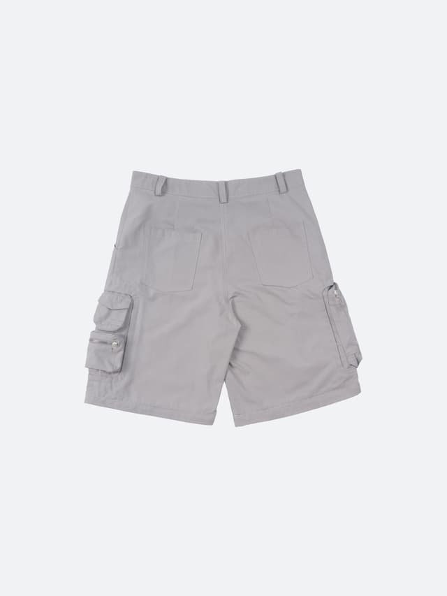 Fragile Gray Convertible Cargo Pants