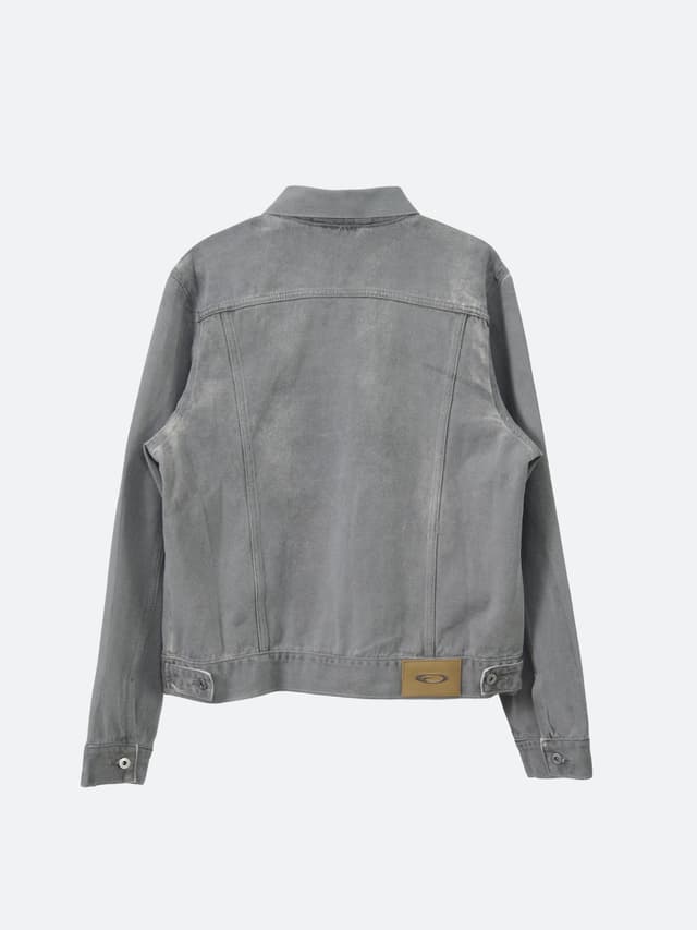 Fragile Gray-Dyed Denim Jacket