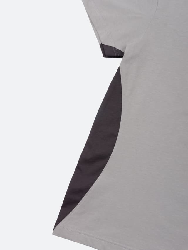 Fragile Light Gray Paneled T-Shirt
