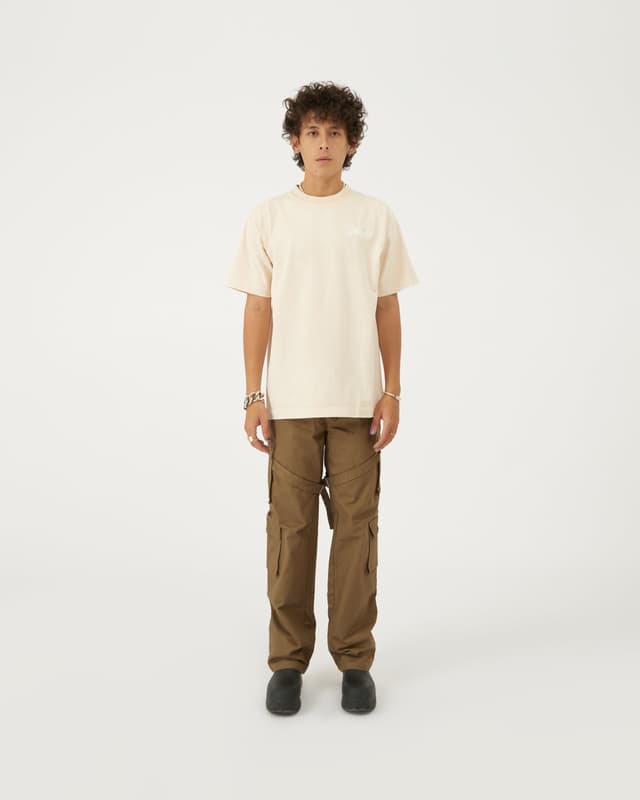 Fragile Strap Cargo Pants / Dark Tan