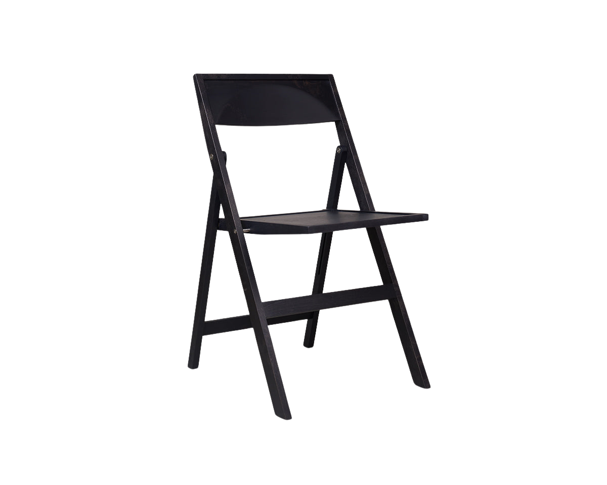 frama Folding Flat Chair | Ash Black Birch | Reethaus Edition