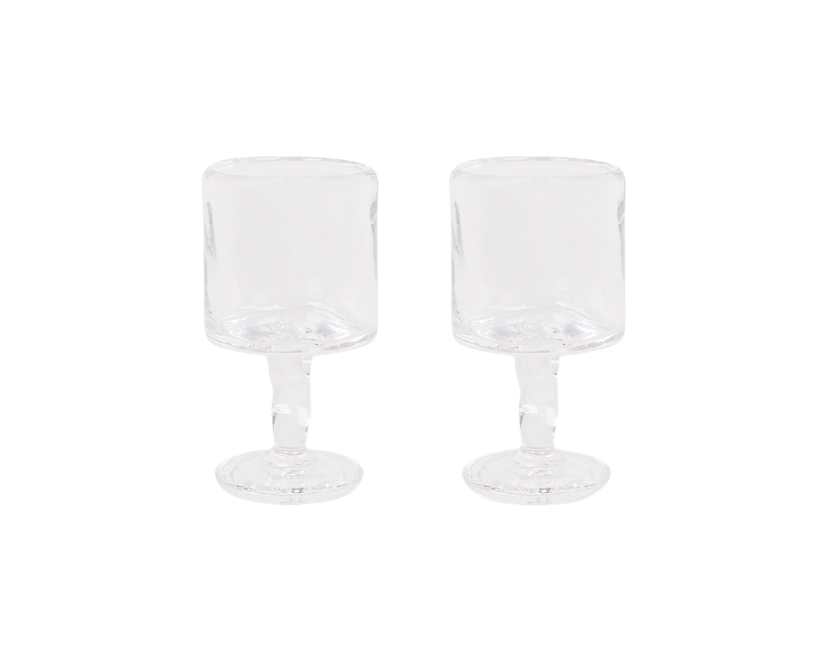 frama 0405 Stem Glass Set of Two | Clear | Medium