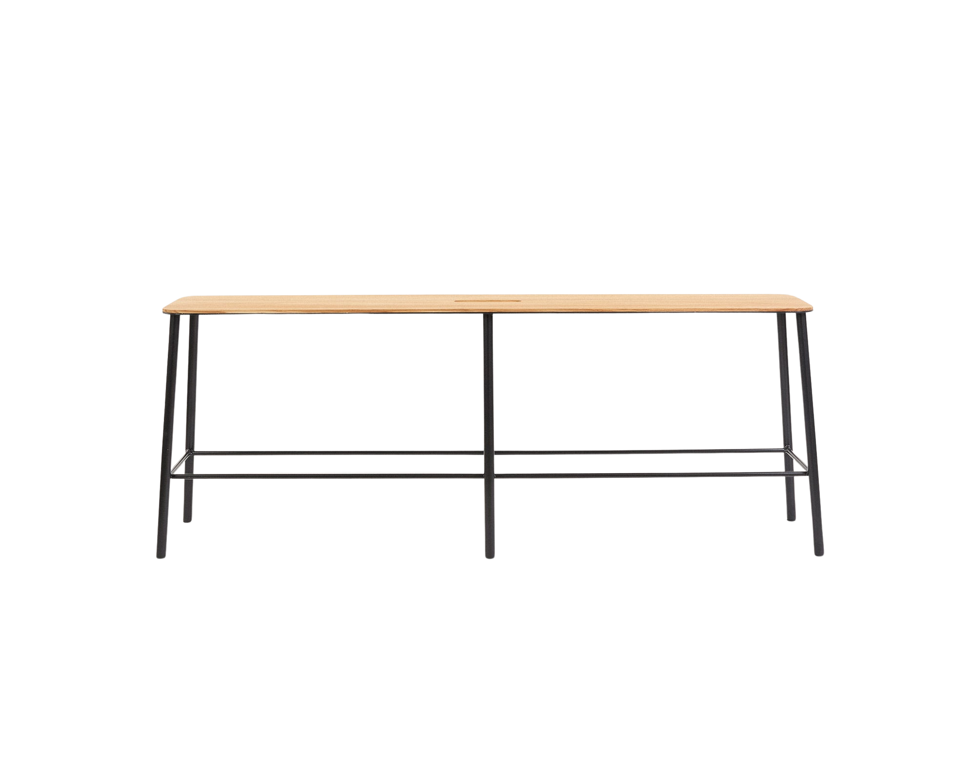 frama Adam Bench | Black / Oak | L120
