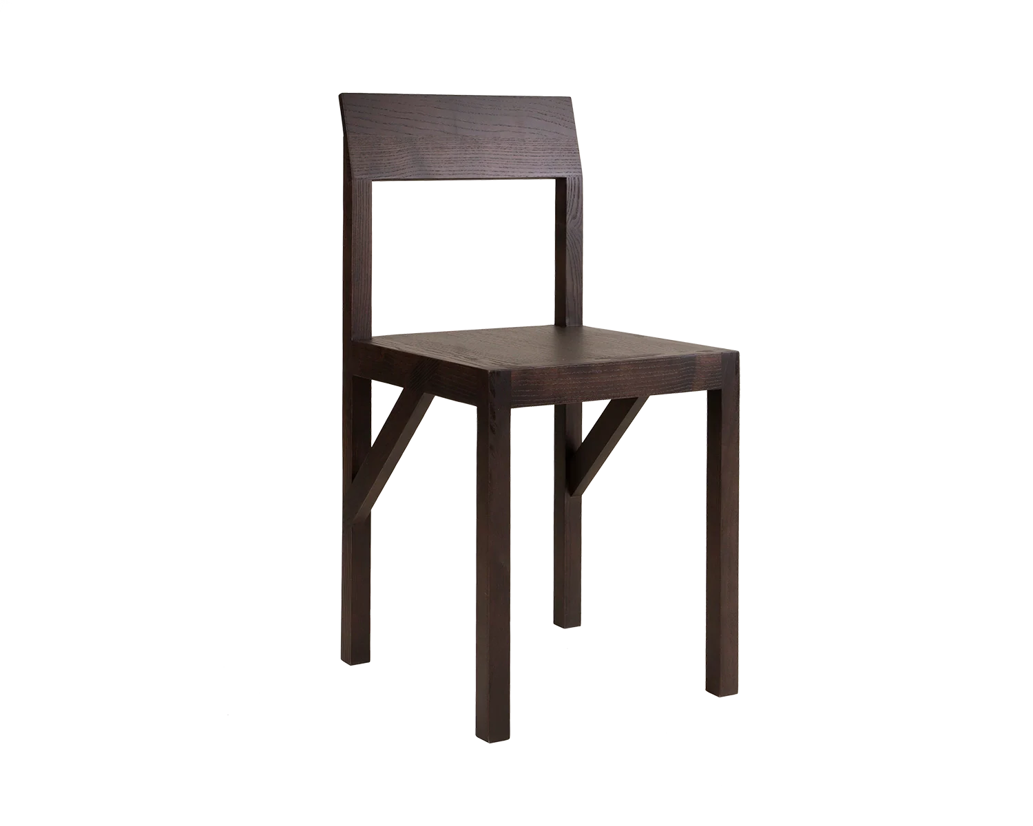 frama Bracket Chair | Dark Brown Ash