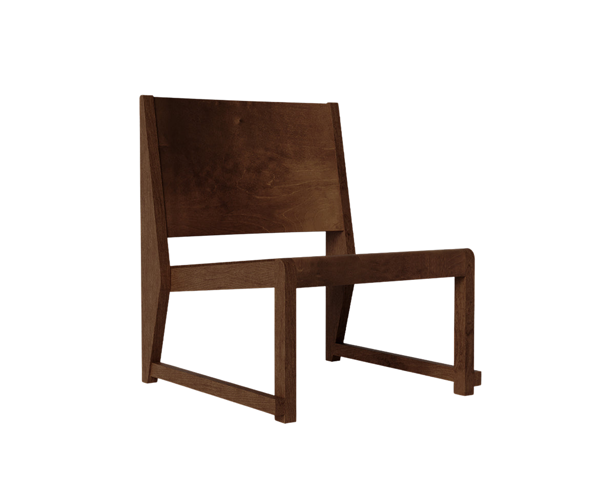 frama Easy Chair 01 | Dark Brown Birch