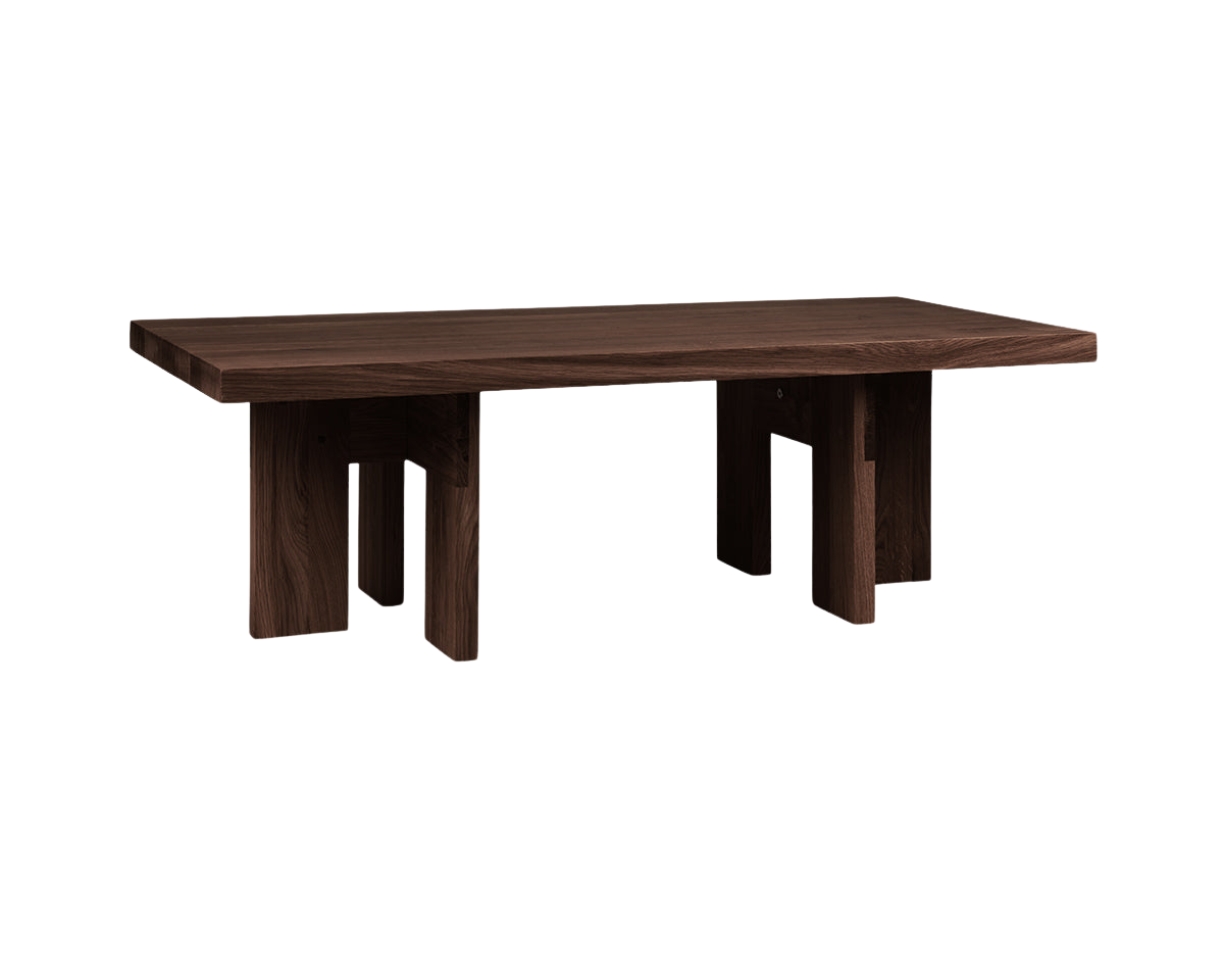 frama Farmhouse Coffee Table | Dark Oak | Rectangle