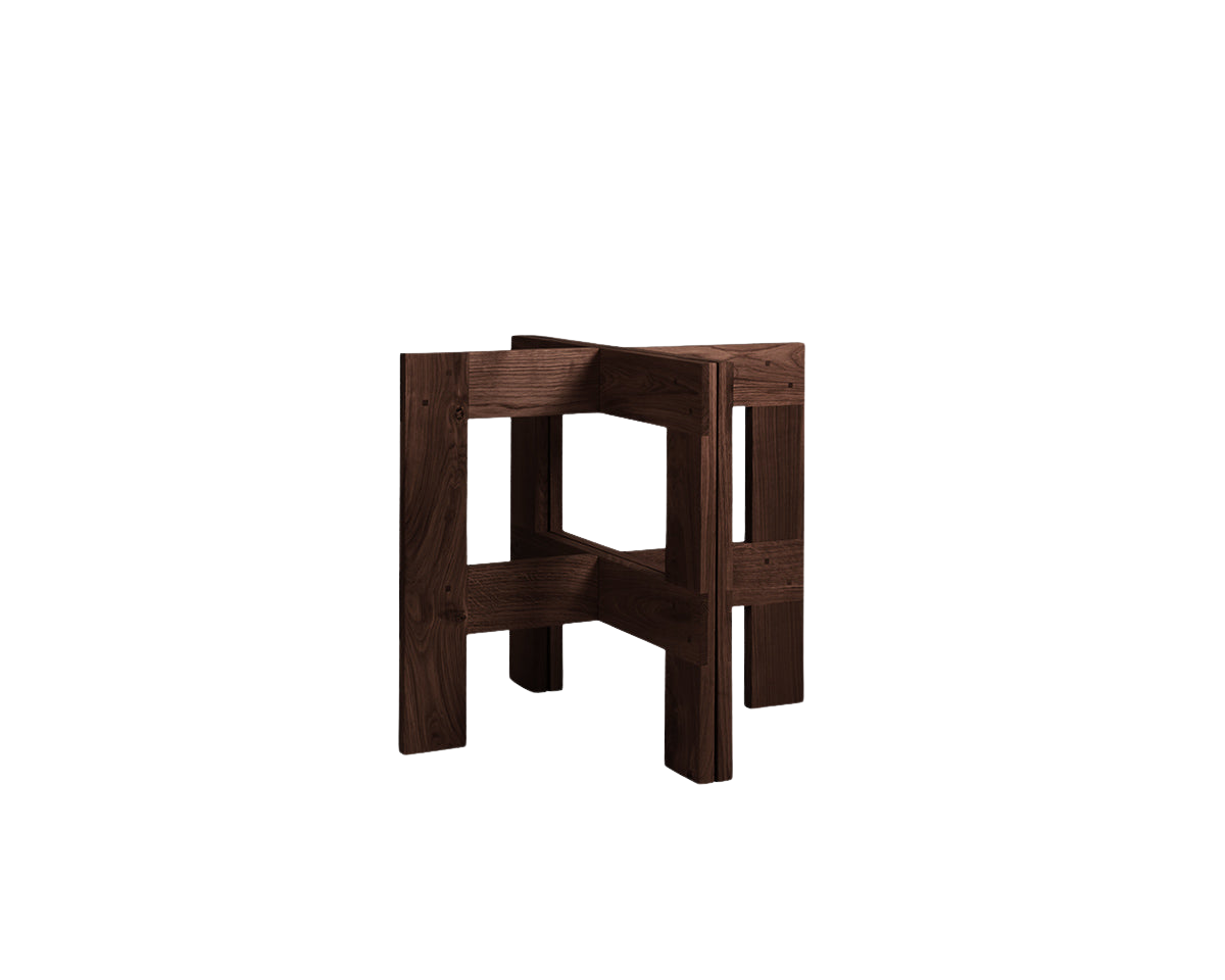 frama Farmhouse Table Trestles | Dark Oak