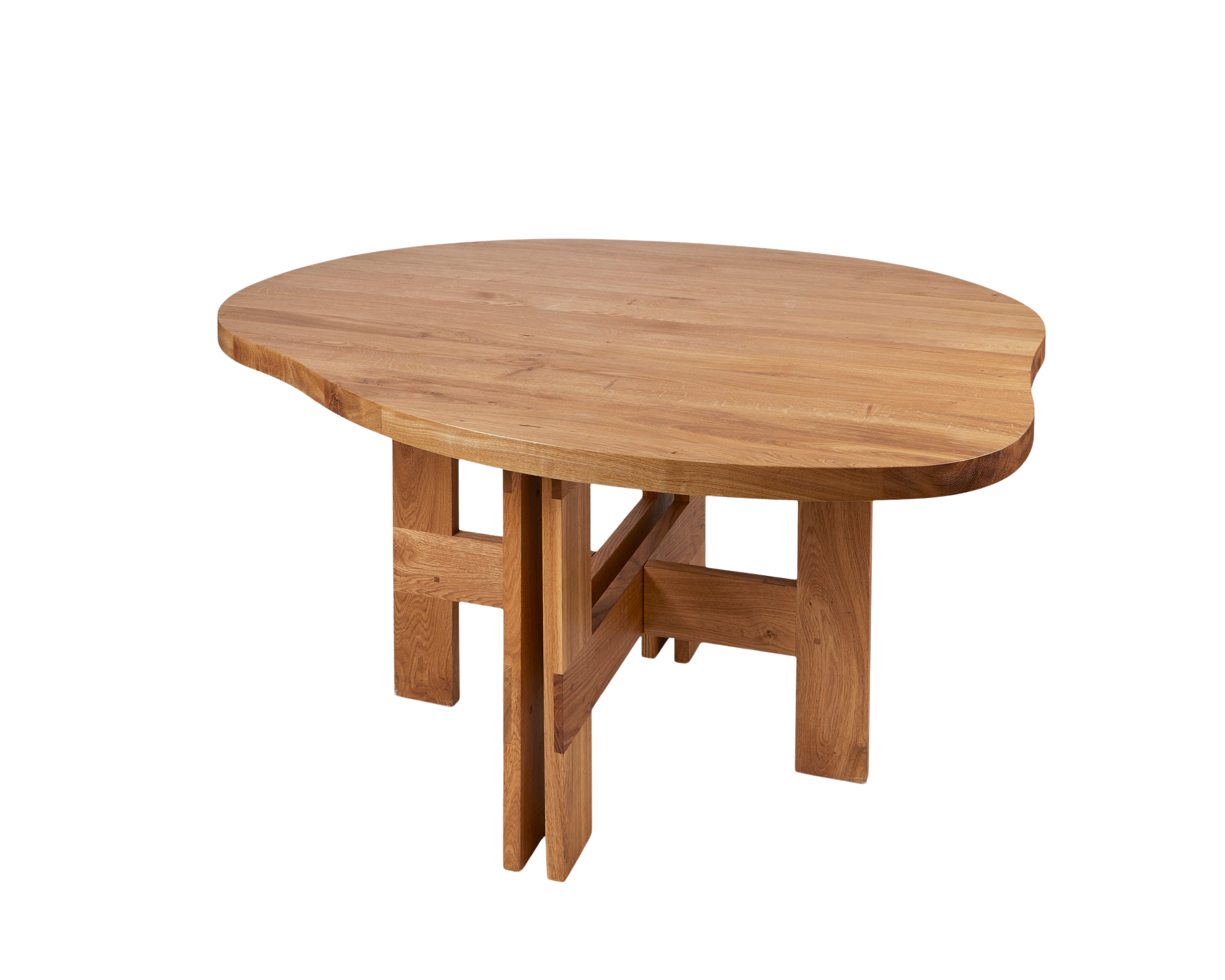 frama Farmhouse Trestle Table | Natural Oak | Pond