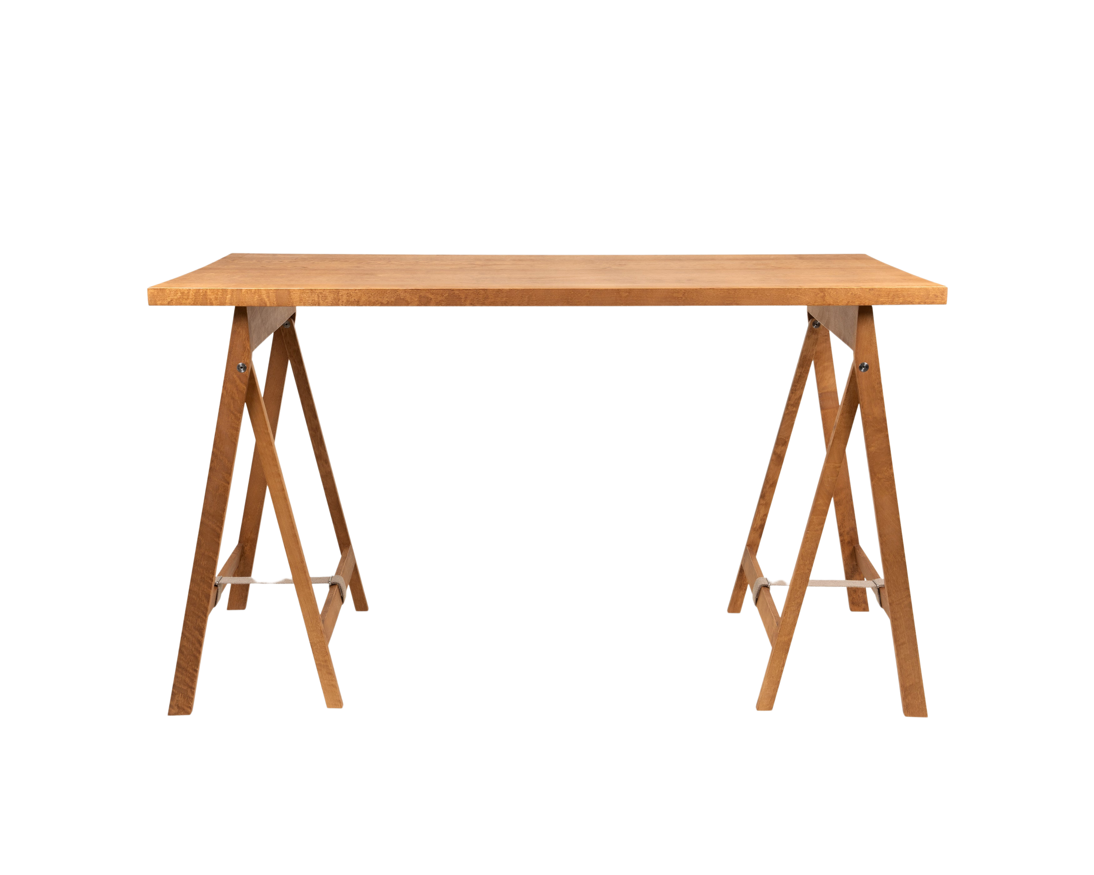 frama Folding Flat Trestle Table | Warm Brown Birch