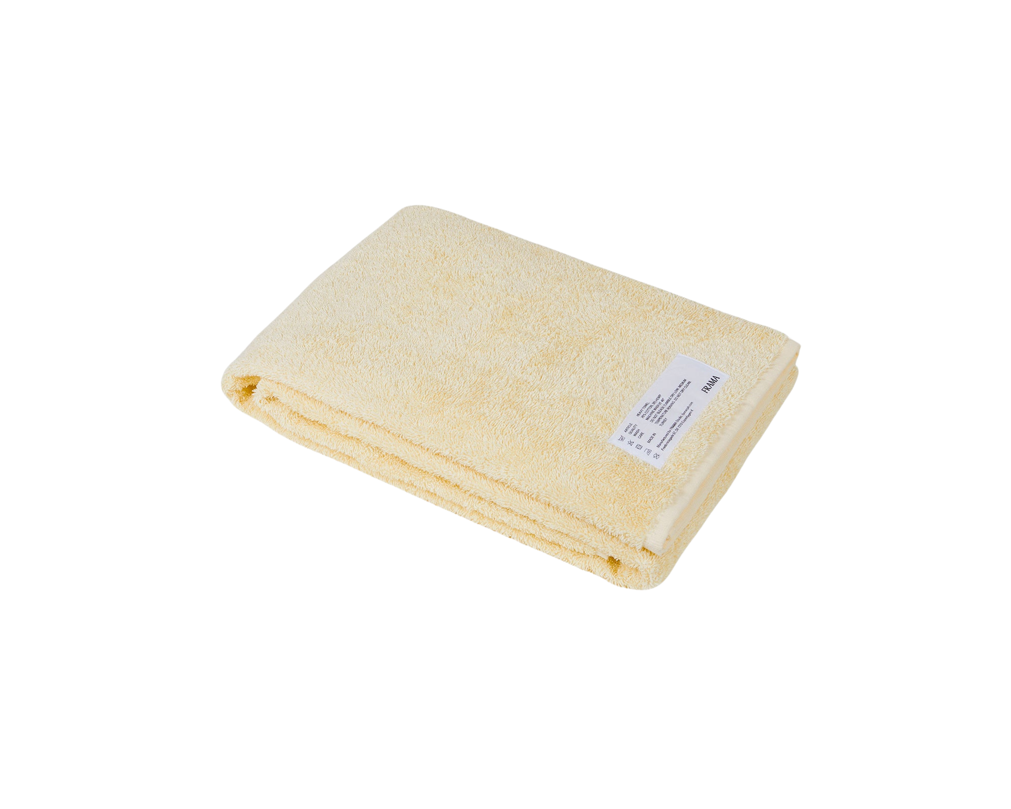frama Heavy Towel | Pale Yellow | Bath Towel