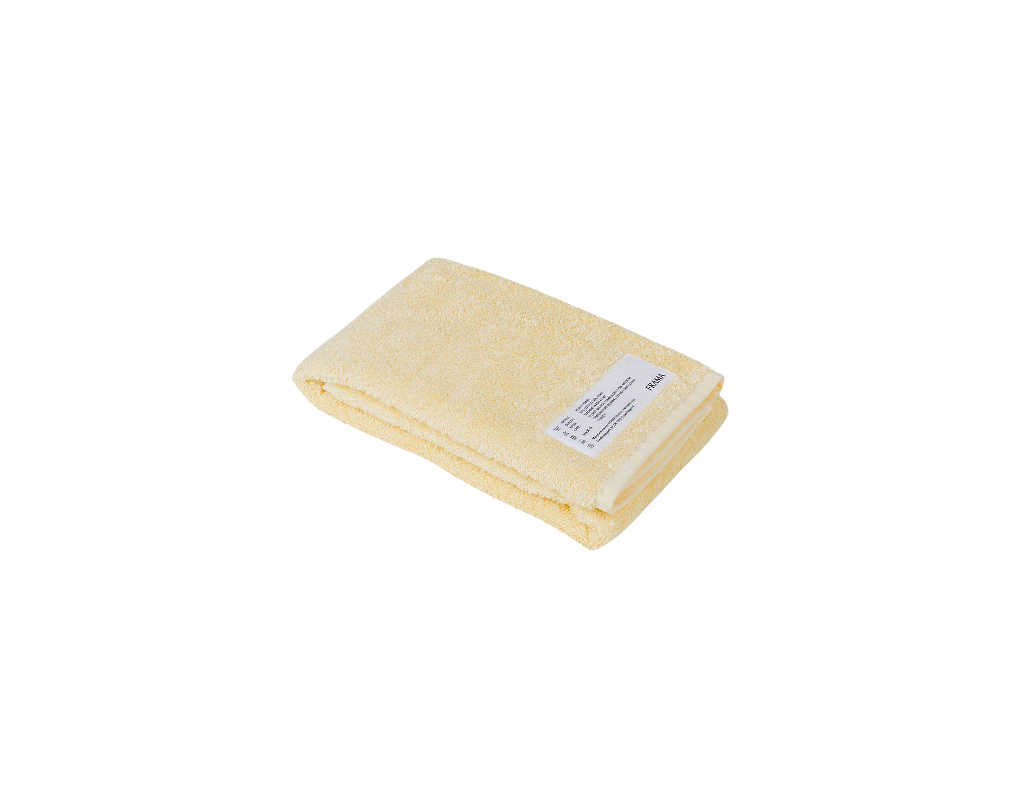 frama Heavy Towel | Pale Yellow | Hand Towel