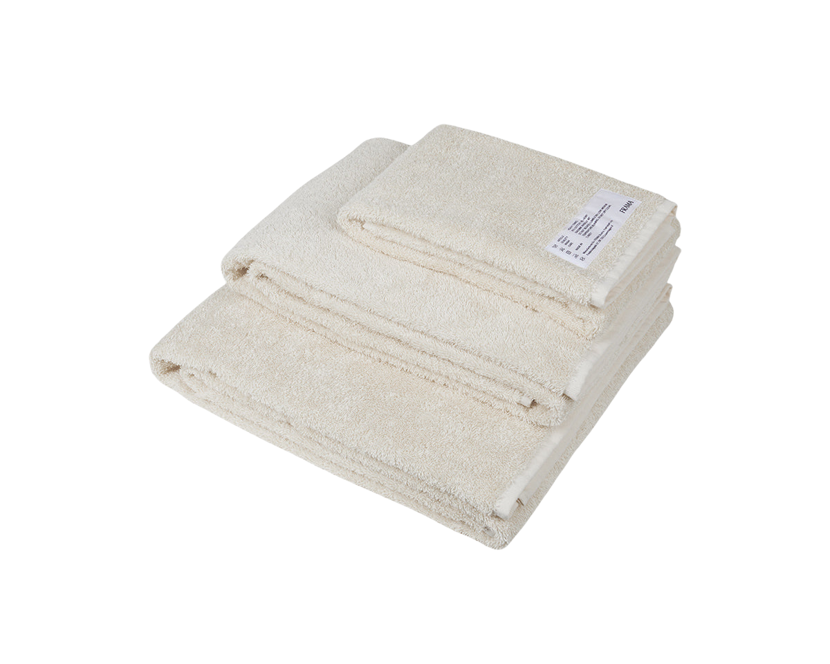 frama Heavy Towel Set | Bone White