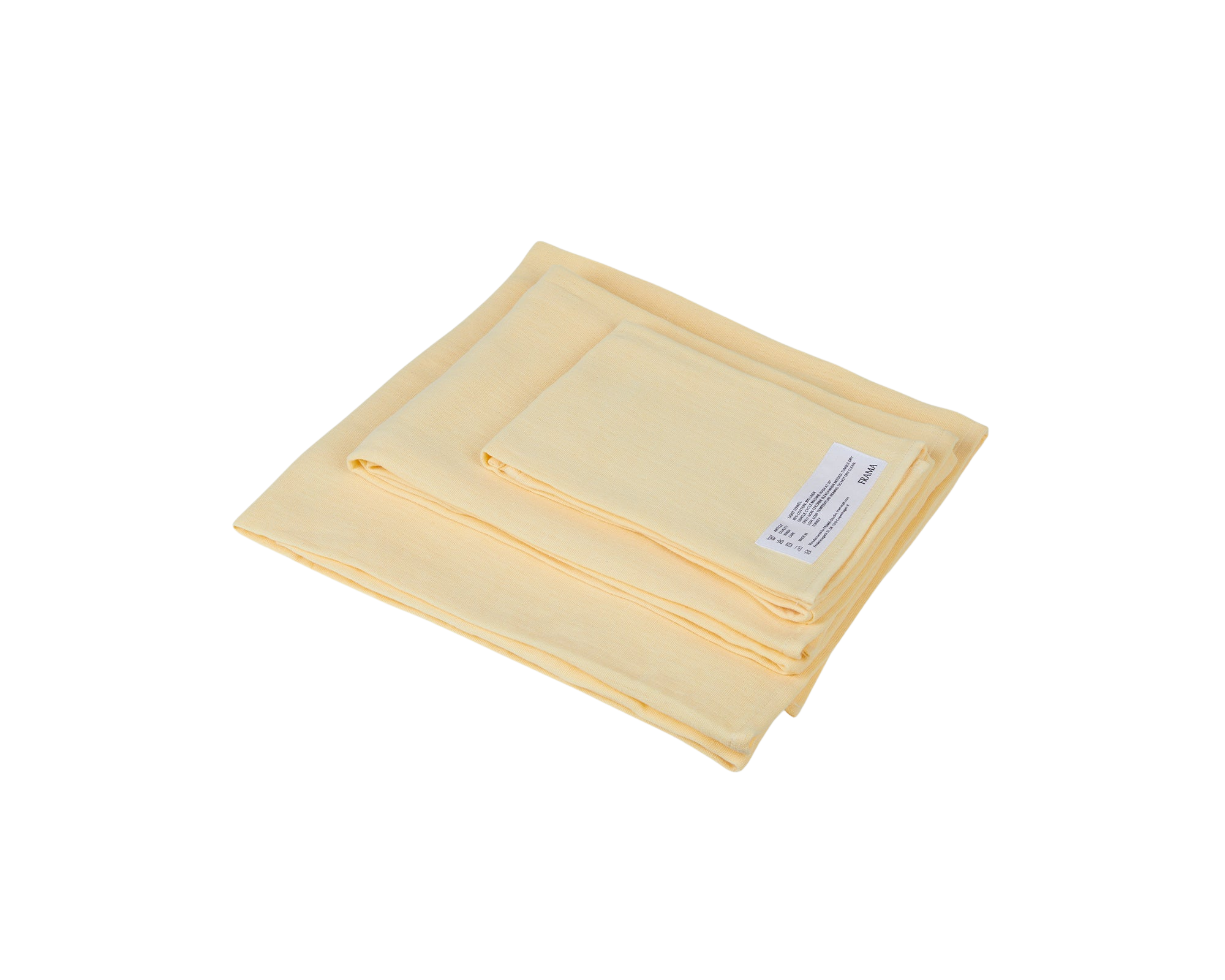 frama Light Towel Set | Pale Yellow