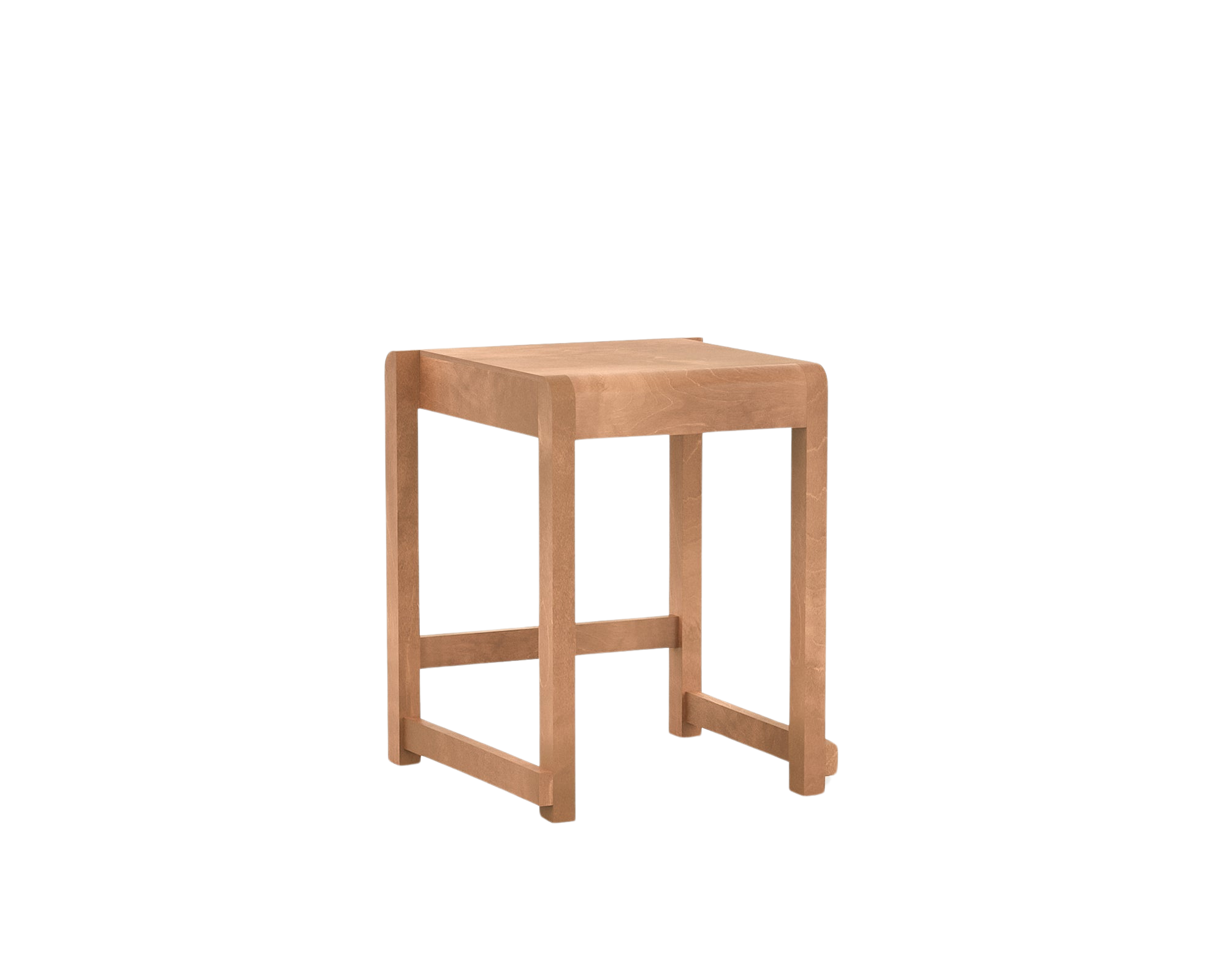 frama Low Stool 01 | Warm Brown Birch