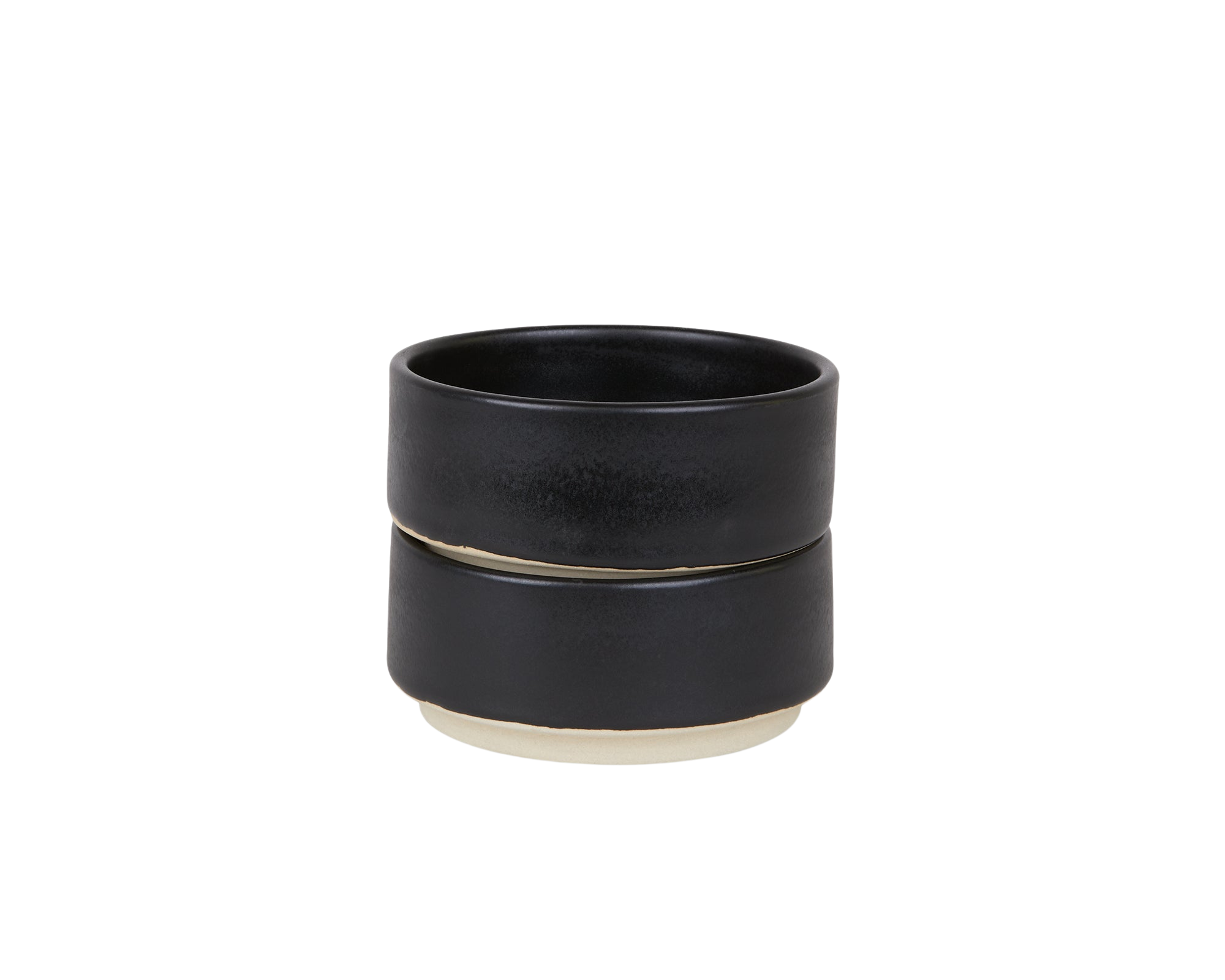 frama Otto Ceramic Bowls Set of Two | Black | Medium