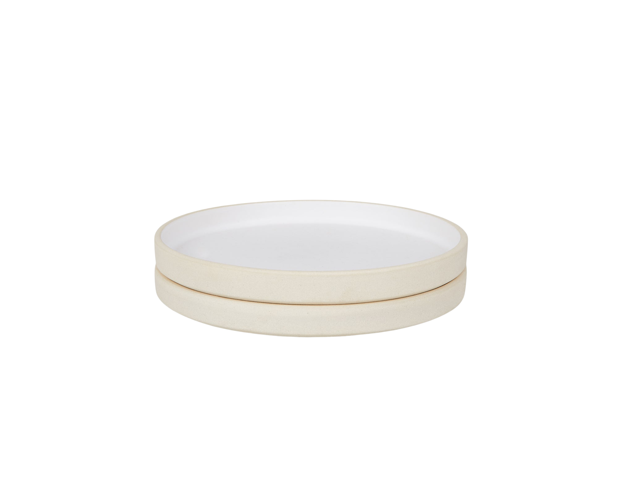 frama Otto Ceramic Plate Set of Two | White | Small