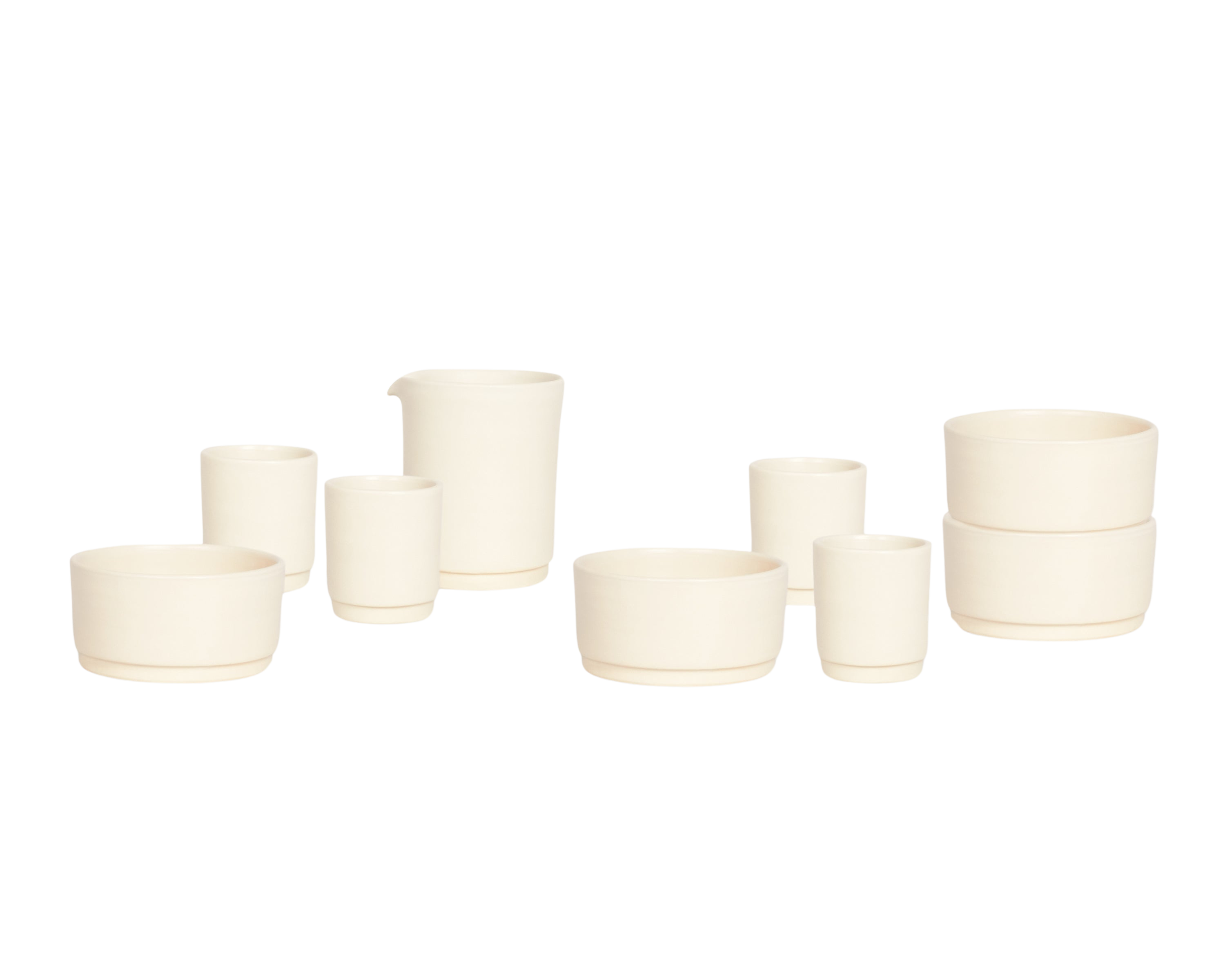 frama Otto Ceramic Tableware Set | Breakfast | Natural
