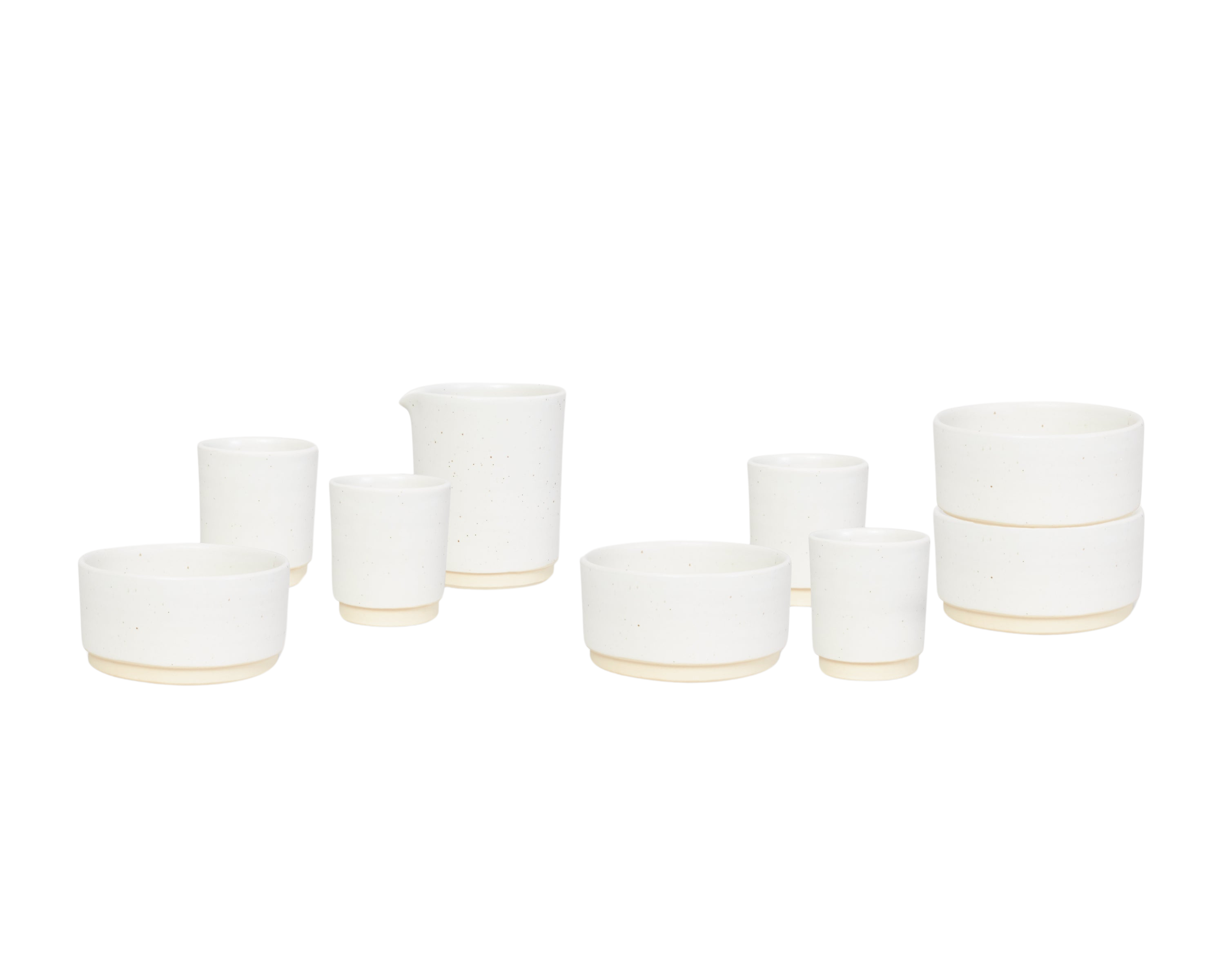 frama Otto Ceramic Tableware Set | Breakfast | White