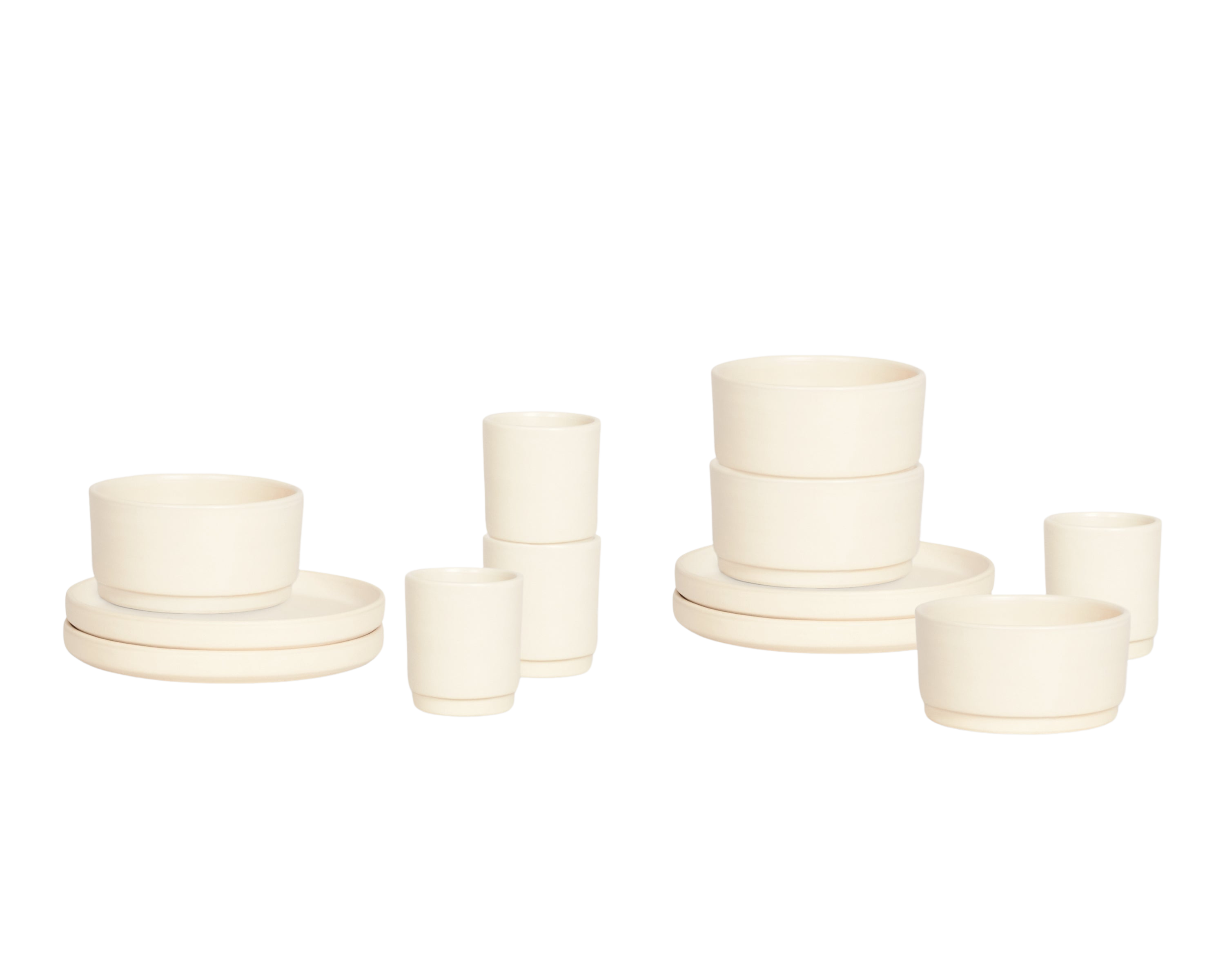 frama Otto Ceramic Tableware Set | Dinner | Natural