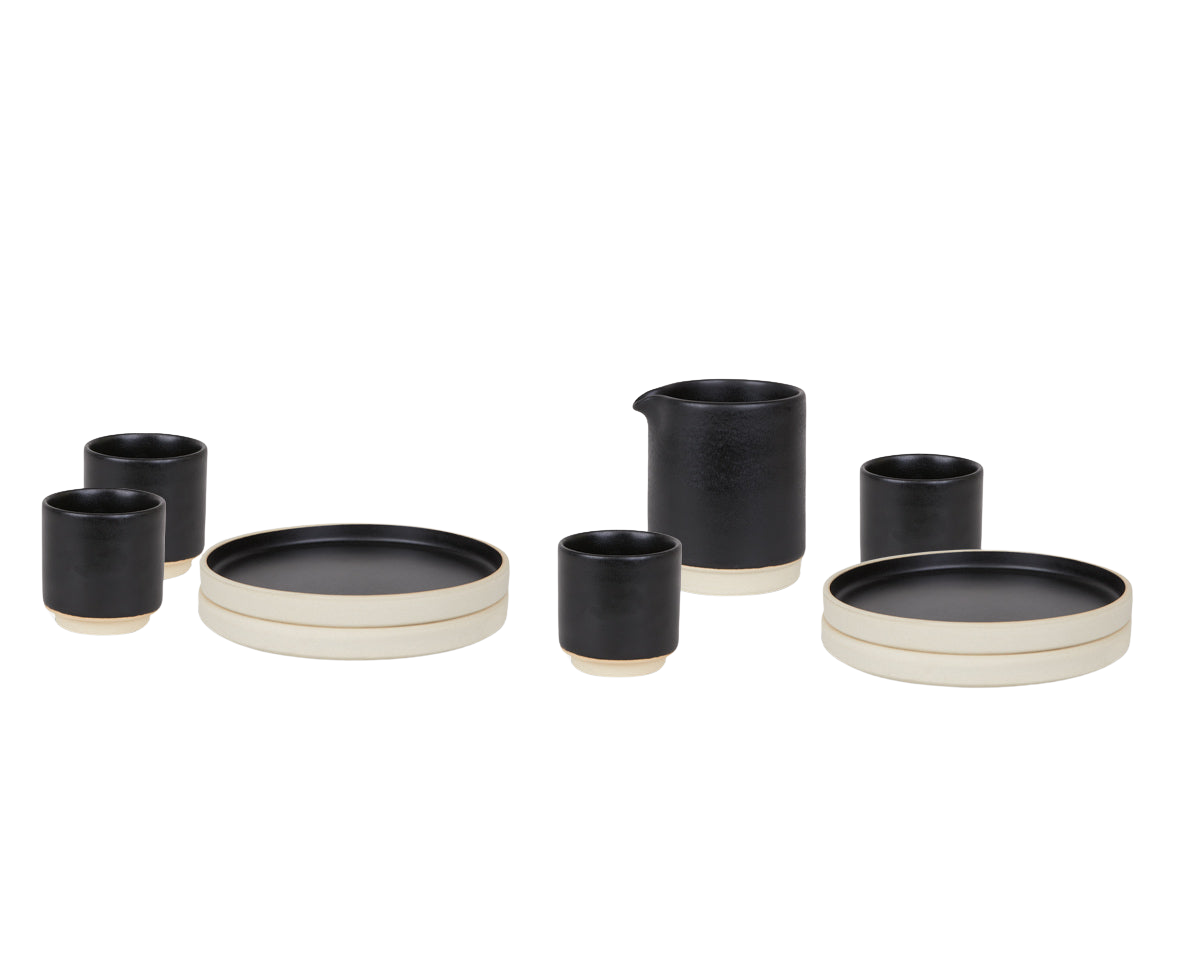 frama Otto Ceramic Tableware Set I Lunch | Black