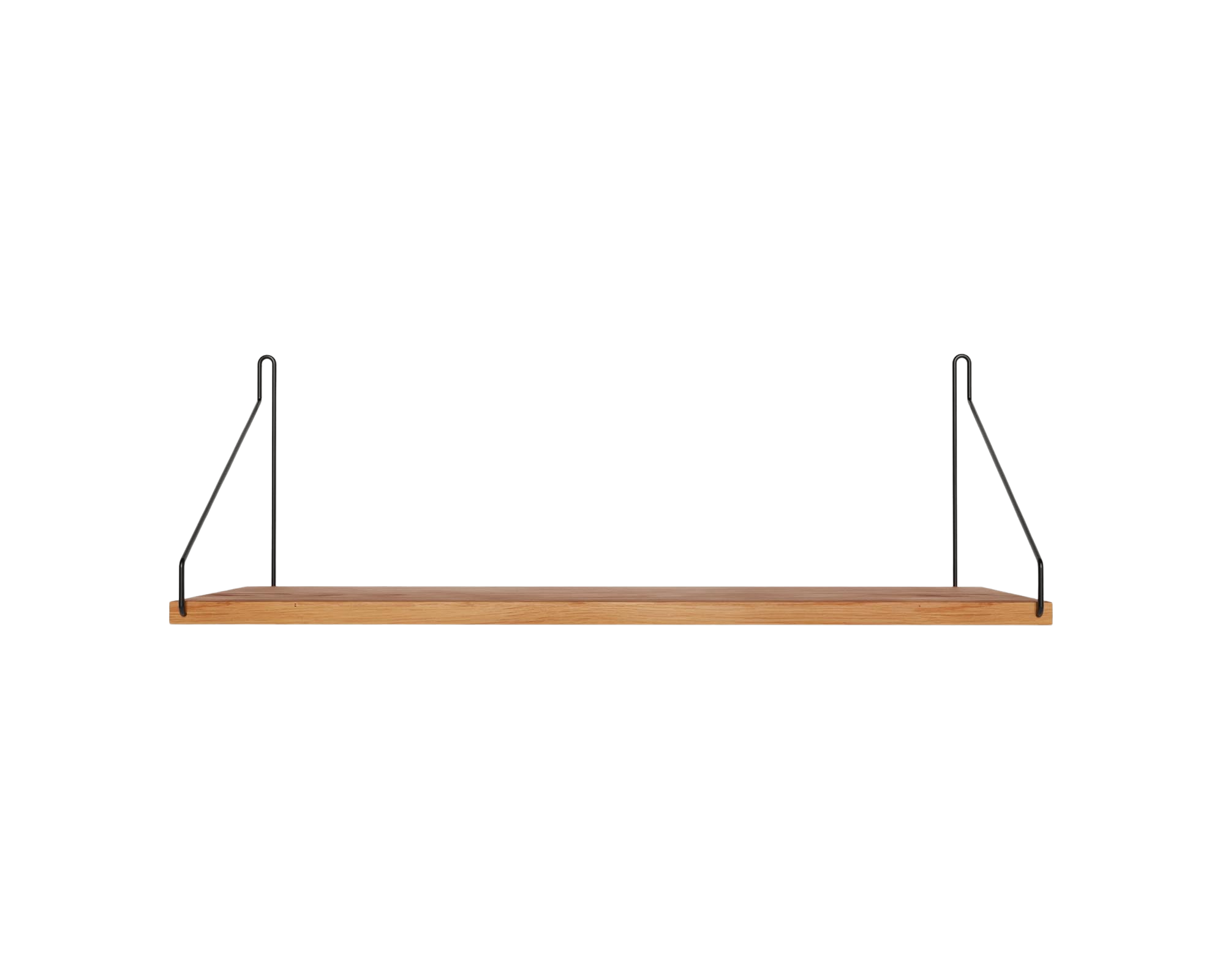 frama Single Shelf | Natural Oak / Black | D20 / W60