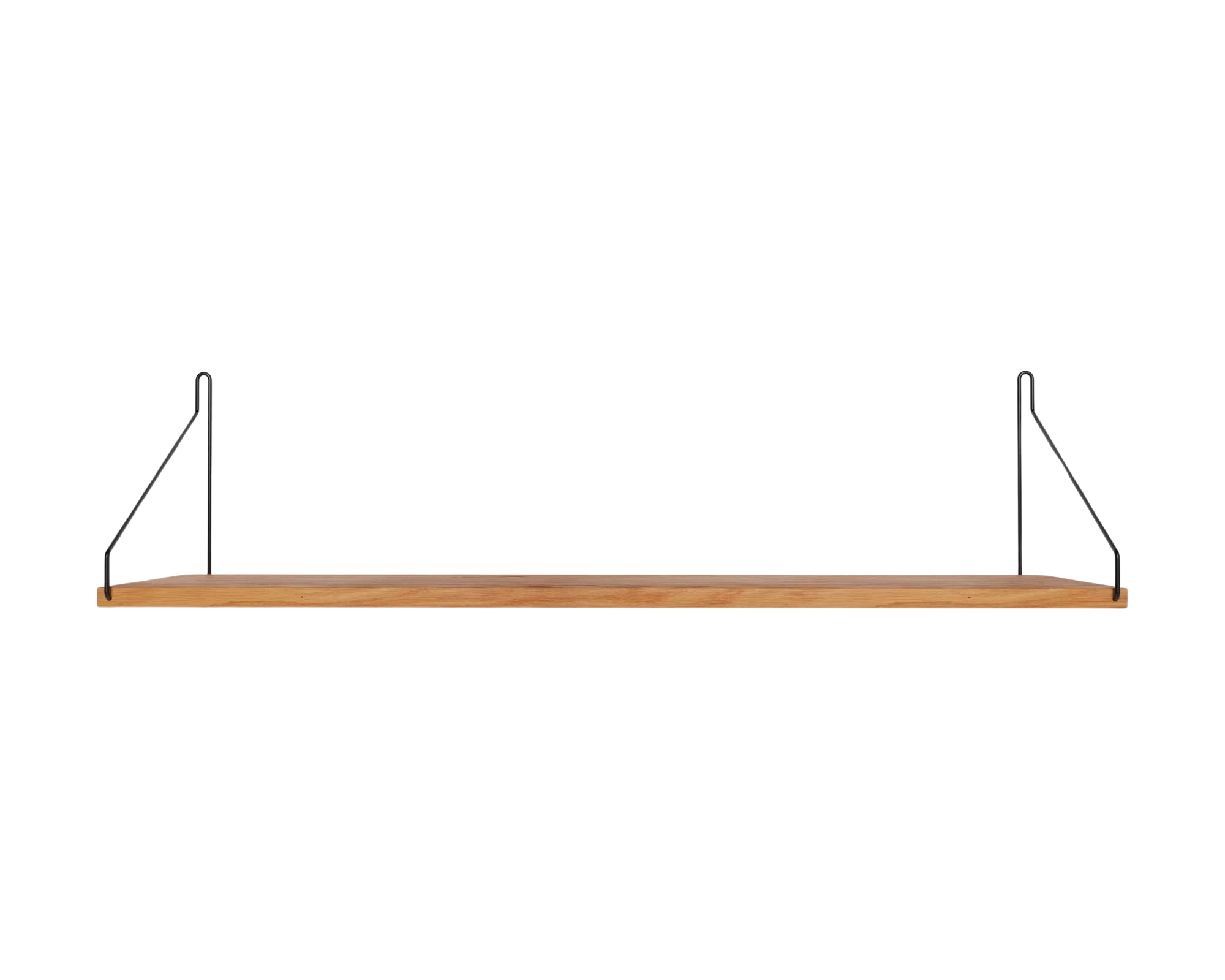 frama Single Shelf | Natural Oak / Black | D20 / W80