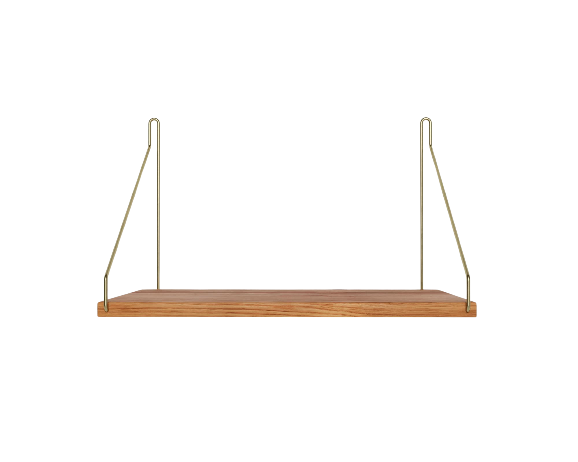 frama Single Shelf | Natural Oak / Brass | D27 / W40