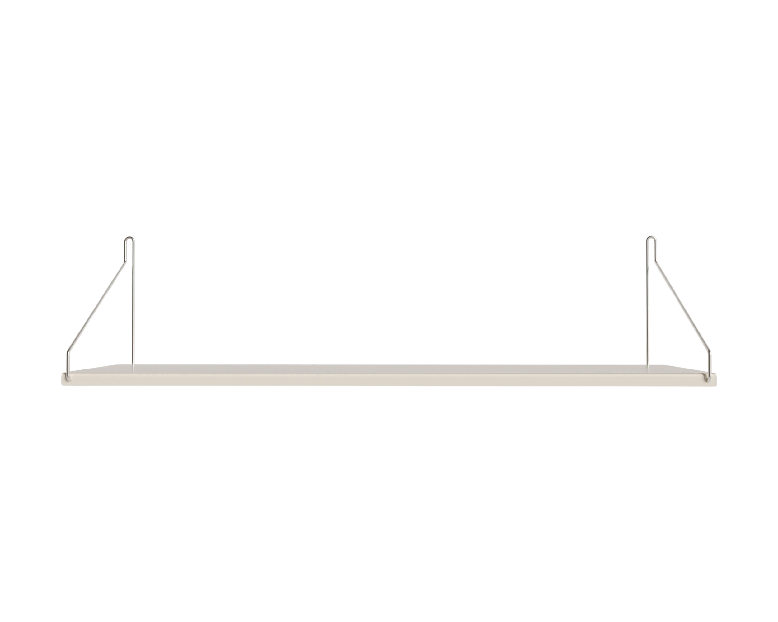 frama Single Shelf | Warm White Steel | D20 / W80