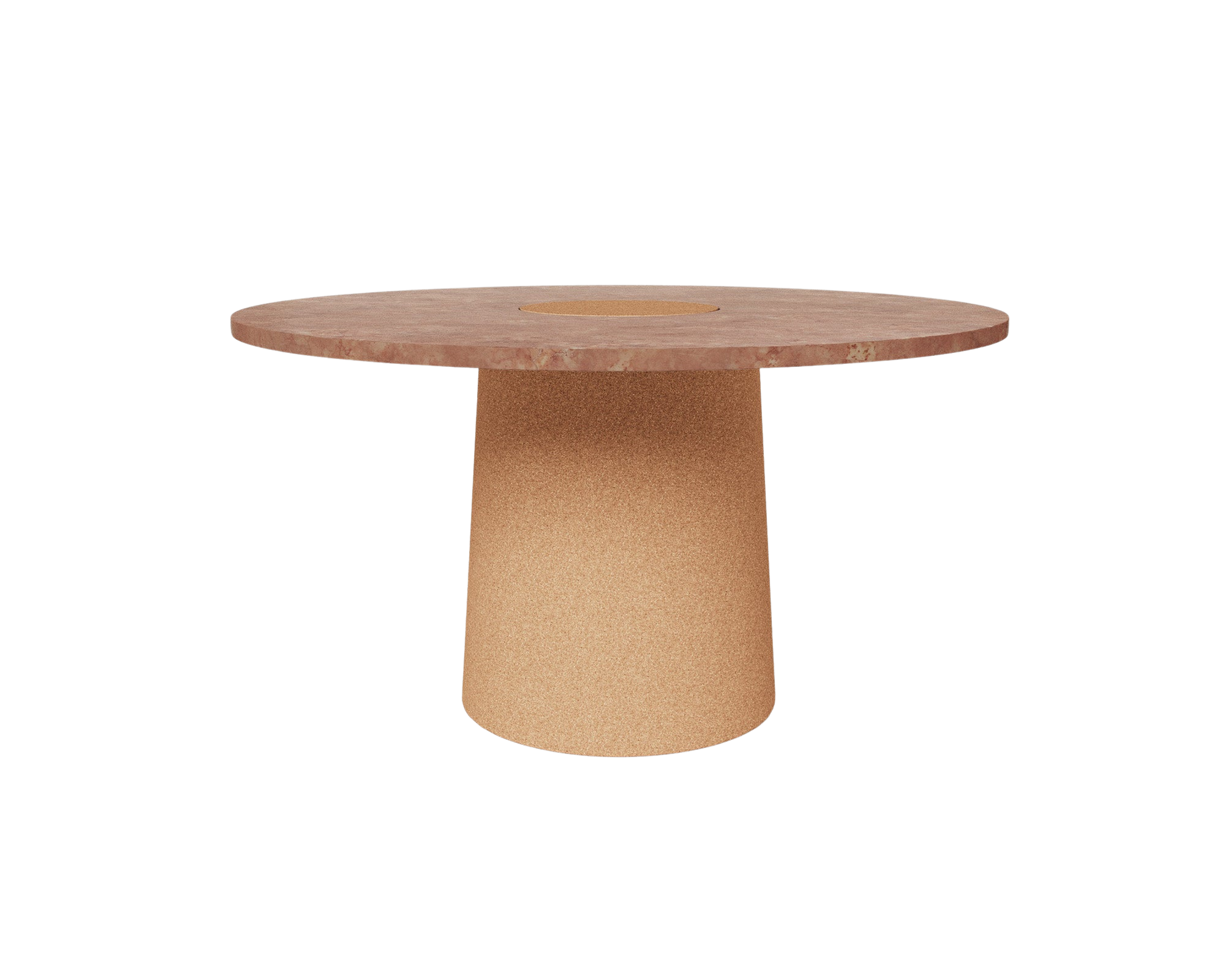 frama Sintra Dining Table | Red Limestone / Cork