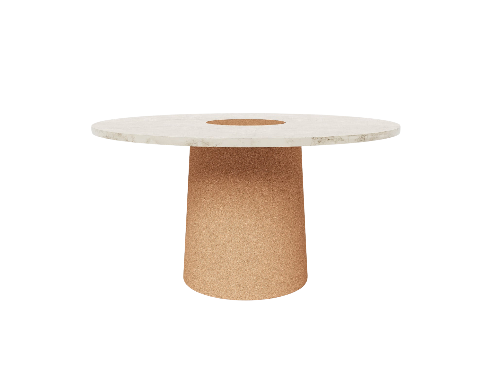 frama Sintra Dining Table | White Marble / Cork