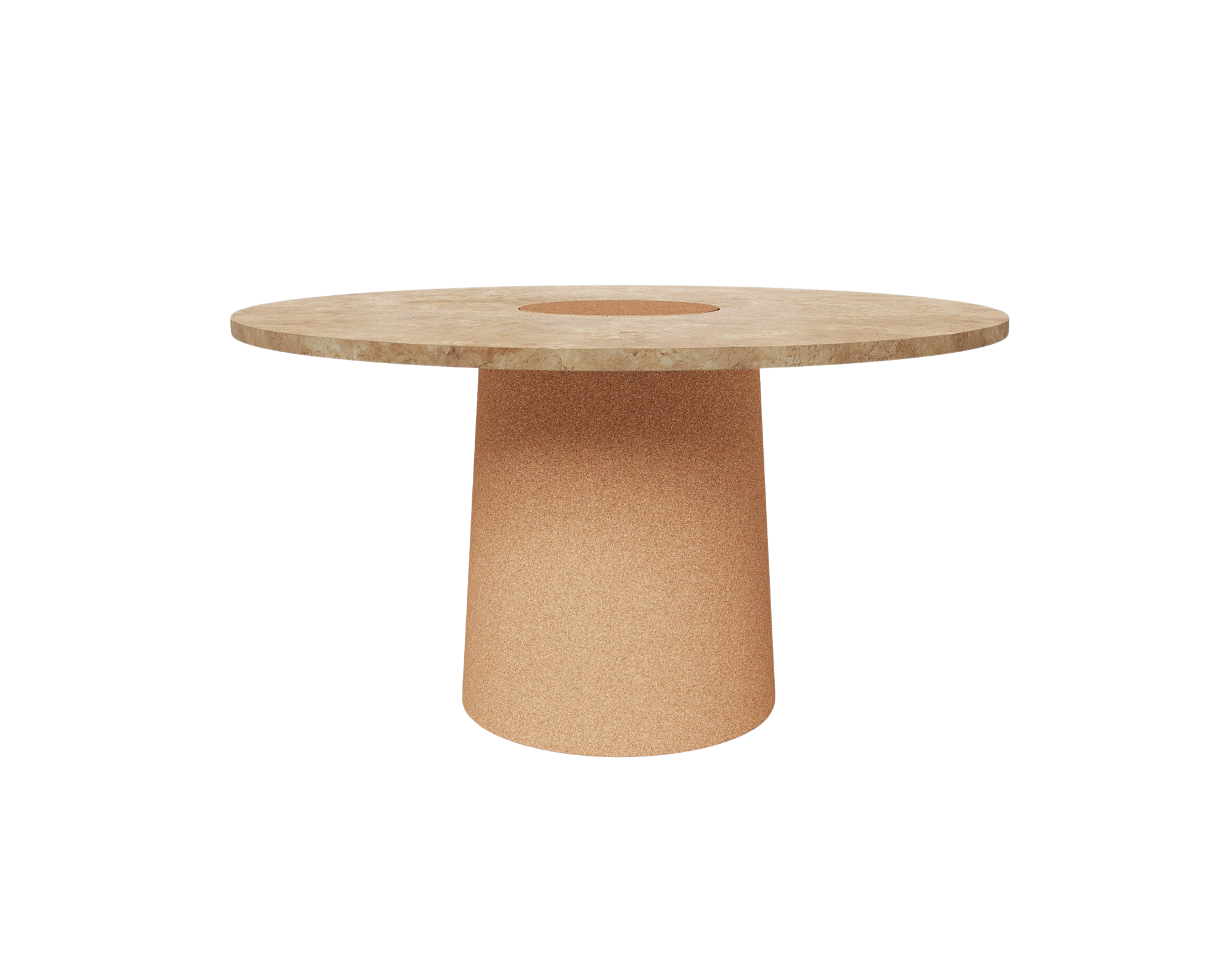 frama Sintra Dining Table | Yellow Limestone / Cork