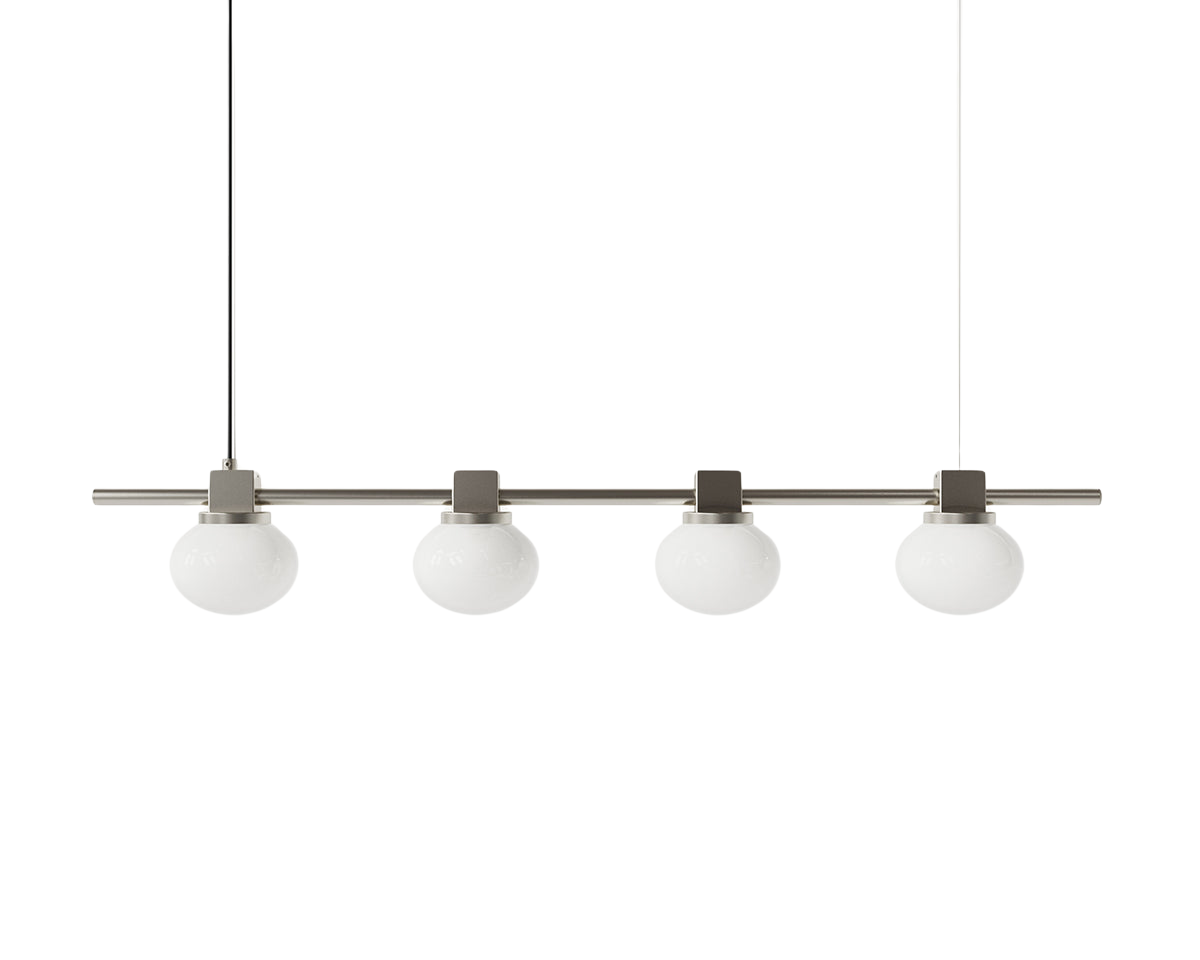 frama Ovoid Pendant Light | Stainless Steel | Quadruple