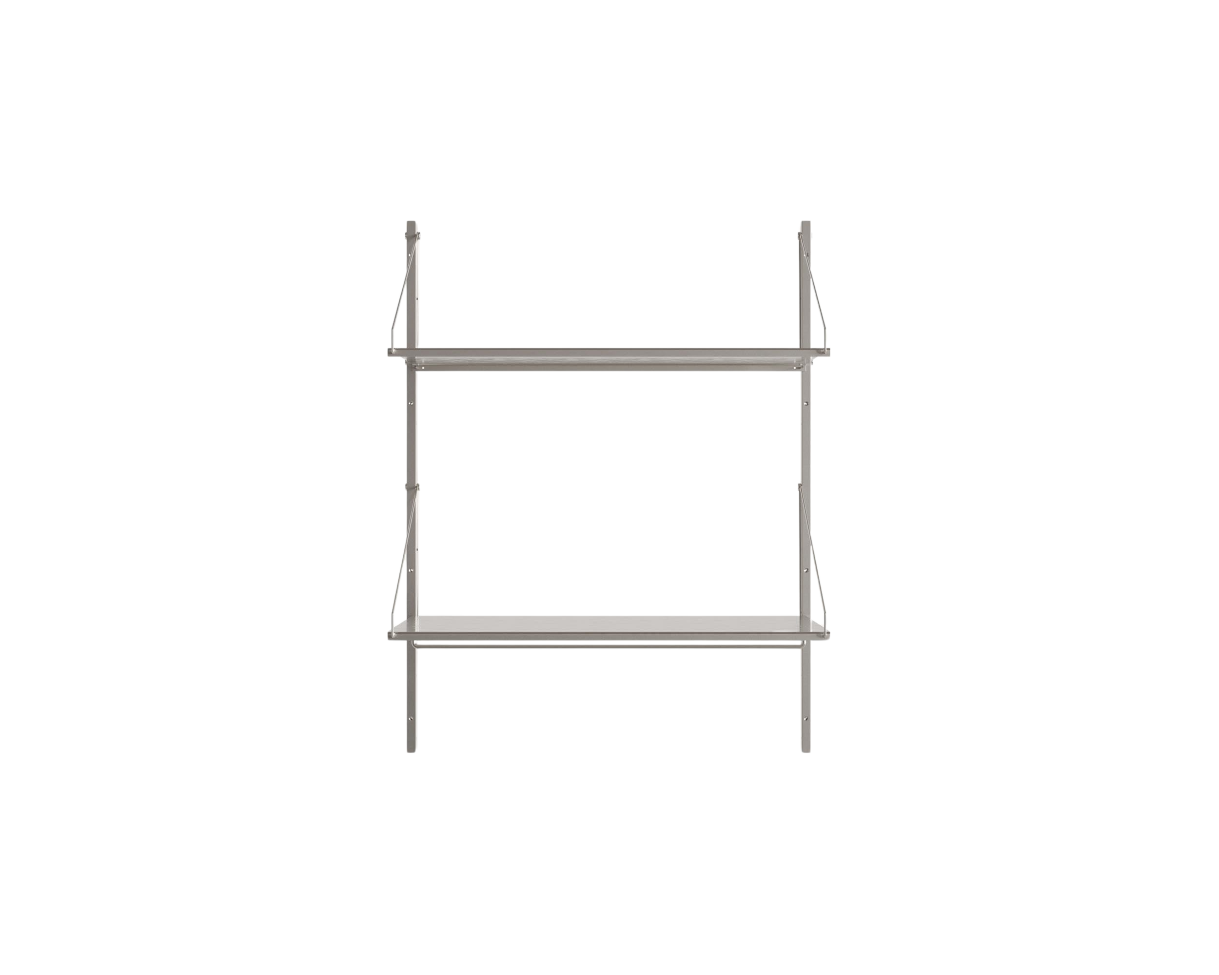frama Shelf Library Hanger Section | Stainless Steel | H108.4 / W80