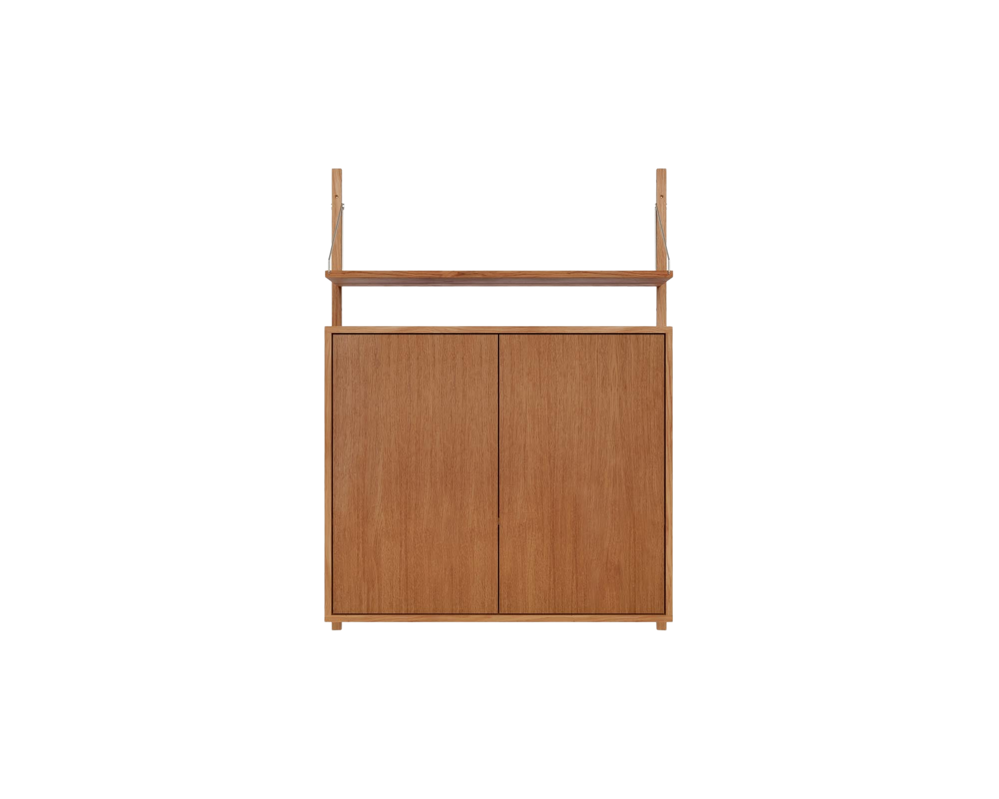 frama Shelf Library Medium Cabinet Section | Natural Oak | H114.8 / W80