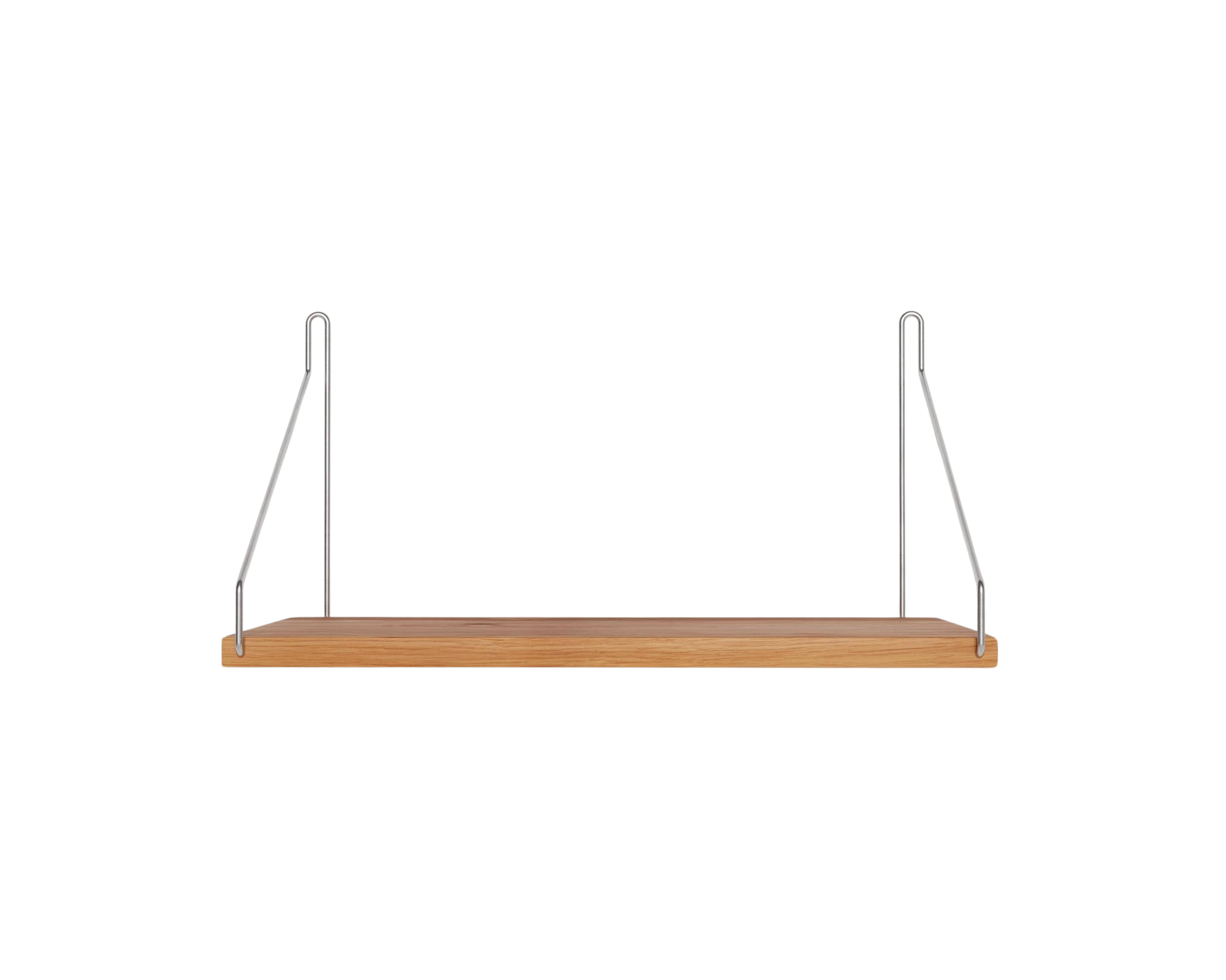 frama Single Shelf | Natural Oak / Stainless Steel | D20 / W40