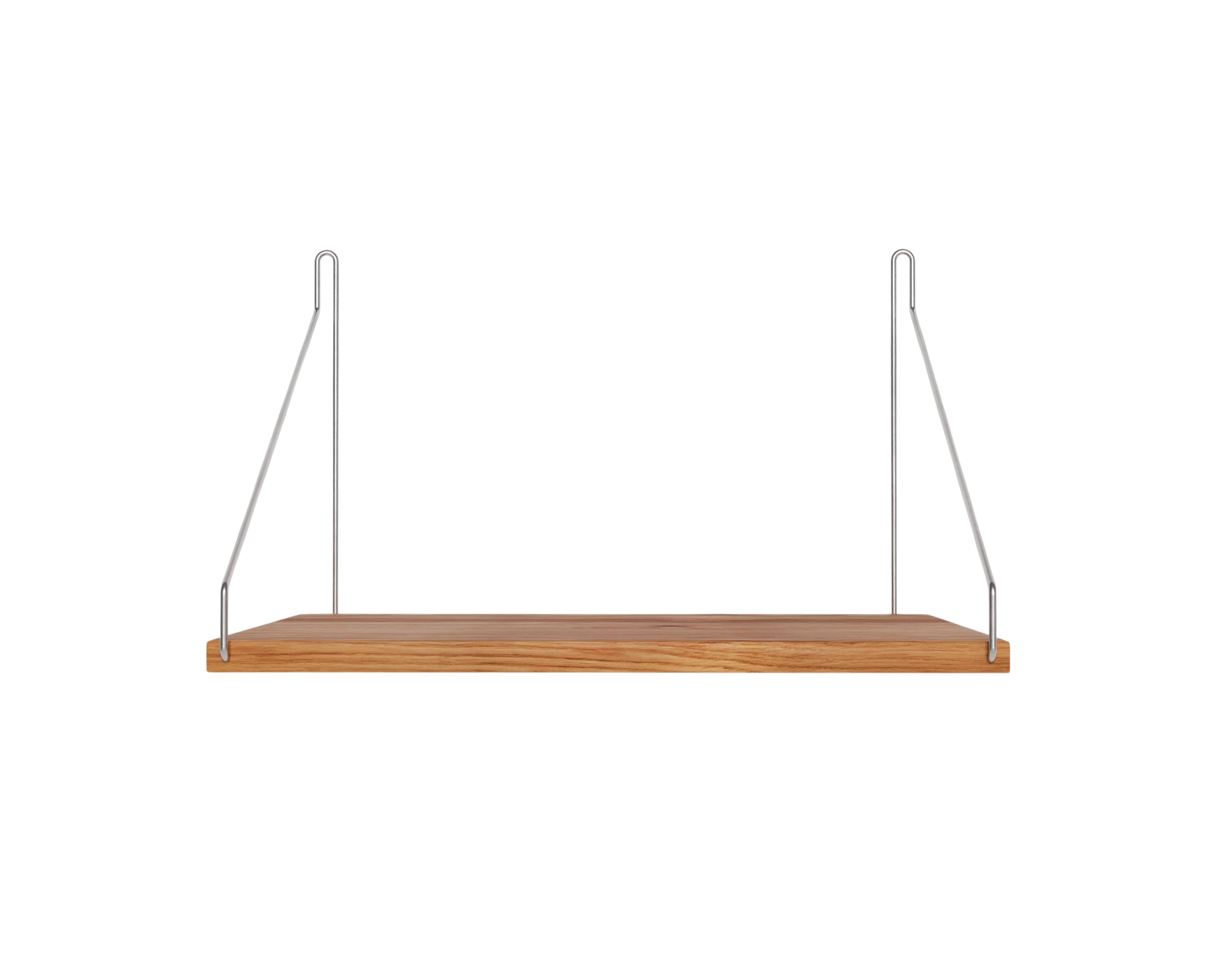 frama Single Shelf | Natural Oak / Stainless Steel | D27 / W40