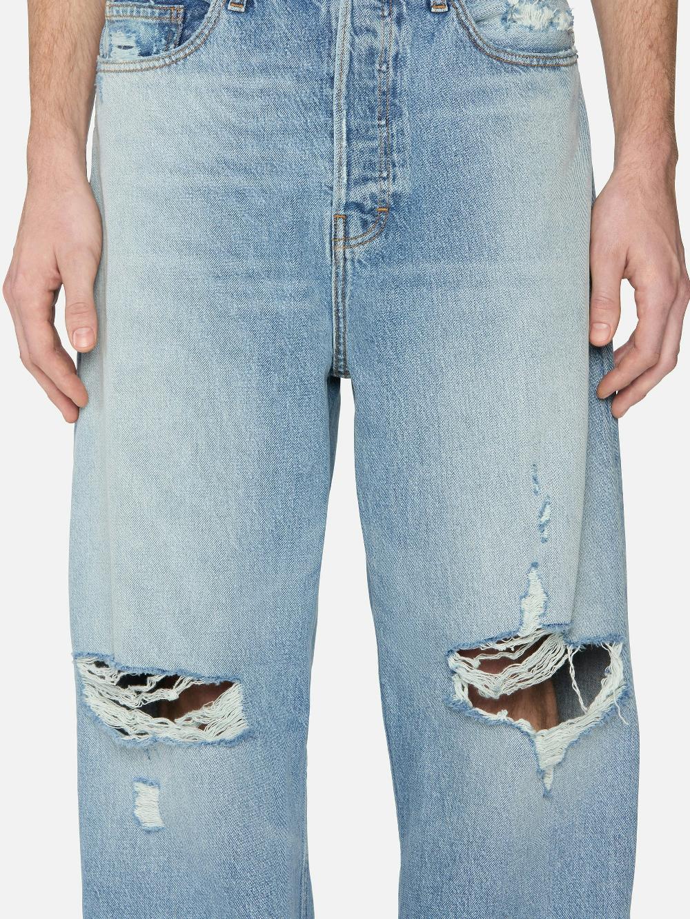 Frame Baggy Jean In Effortless Destructed