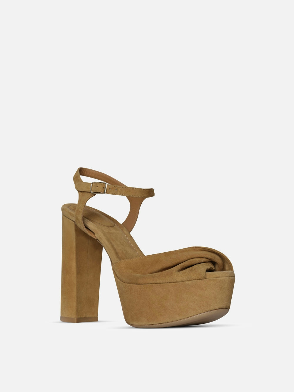 Frame Camille Platform Heel In Tan