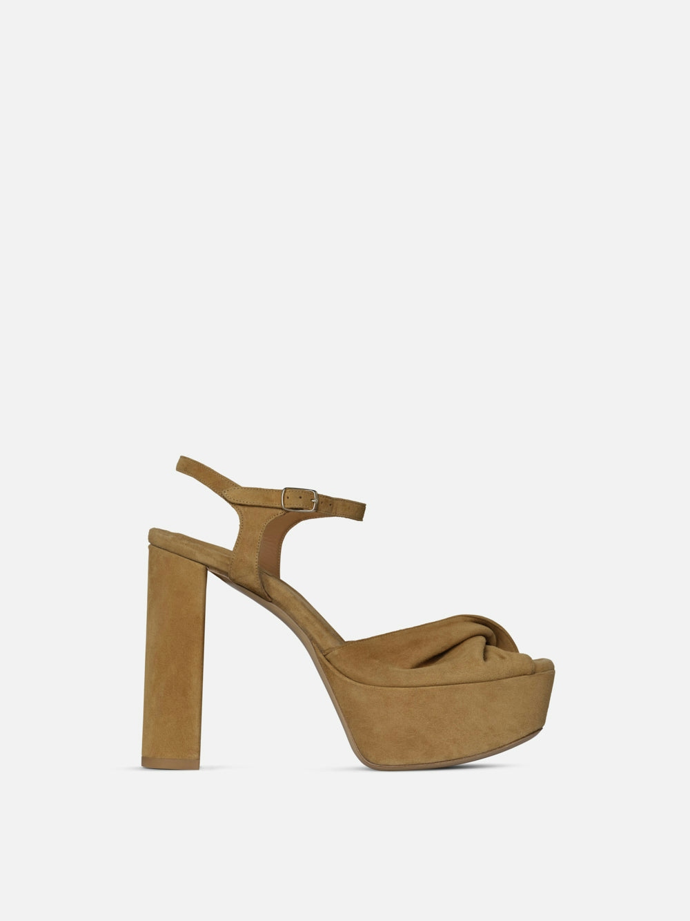 frame Camille Platform Heel in Tan