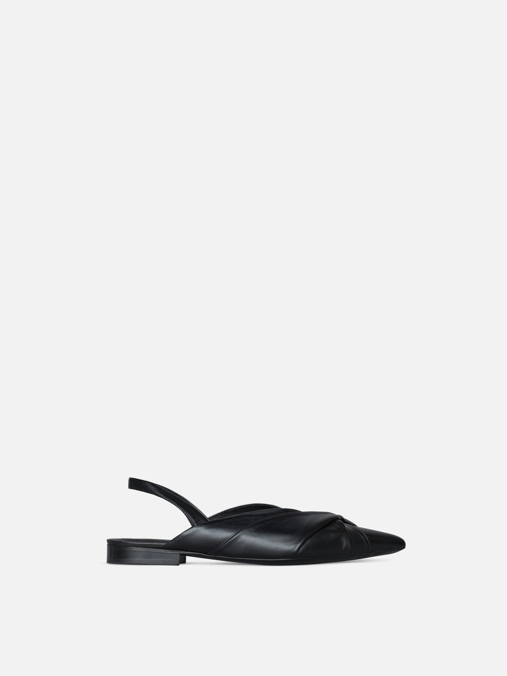 frame Camille Slingback Flat in Black