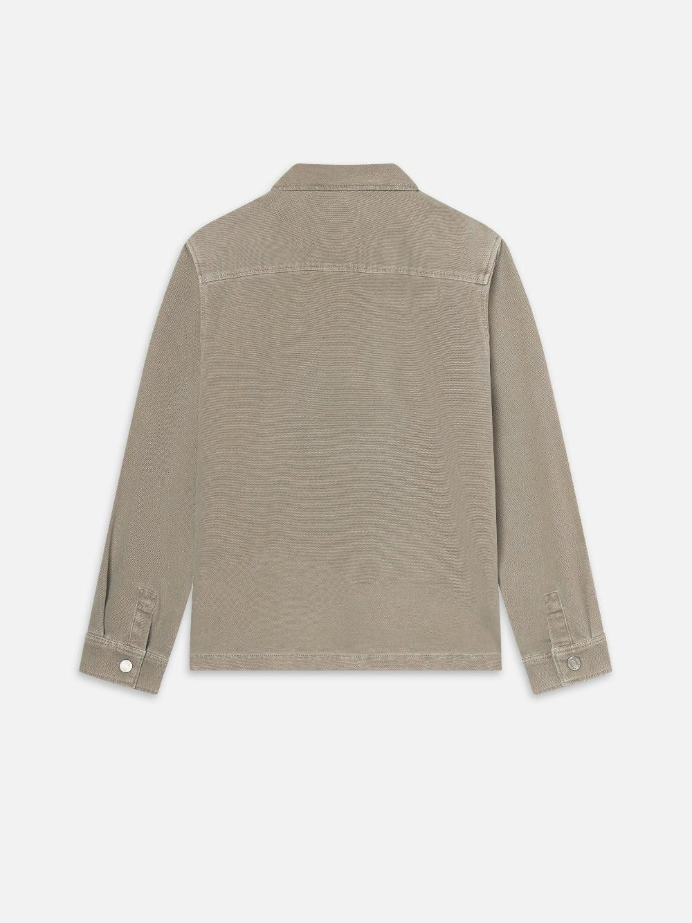 Frame Canvas Chore Coat In Vintage Khaki