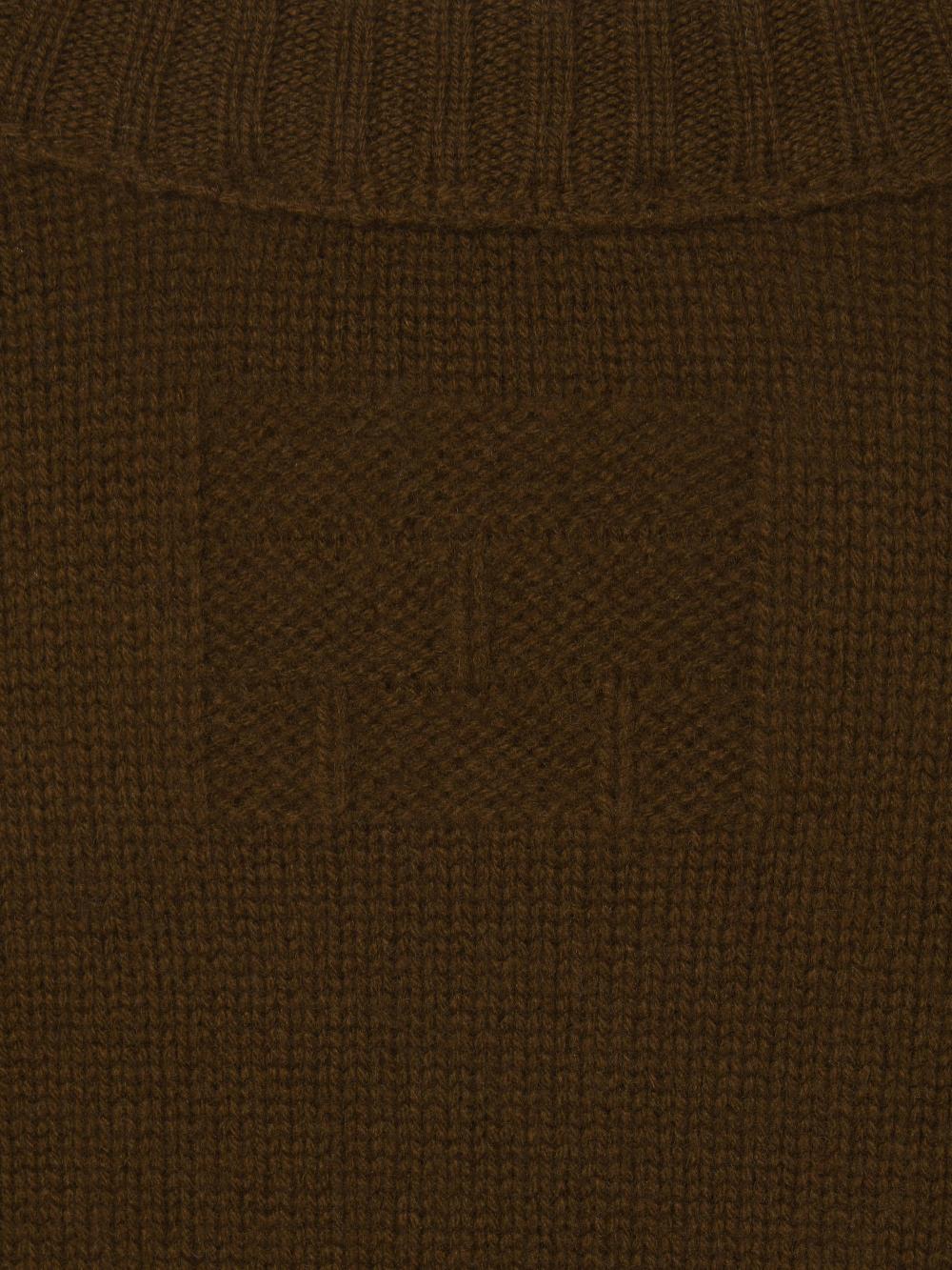 Frame Cashmere Crewneck Sweater In Dark Camel