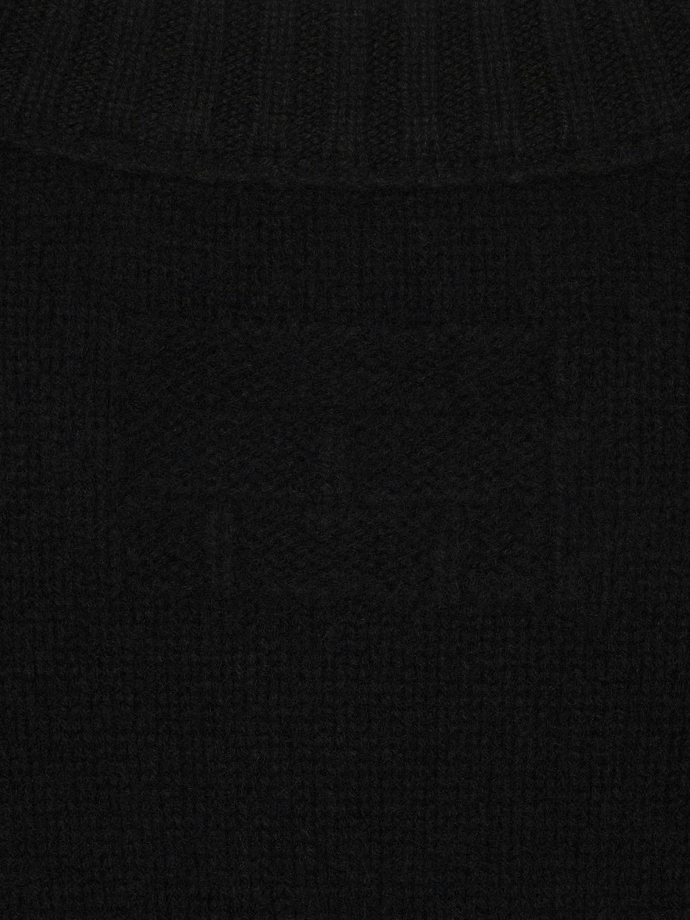 Frame Cashmere Crewneck Sweater In Noir